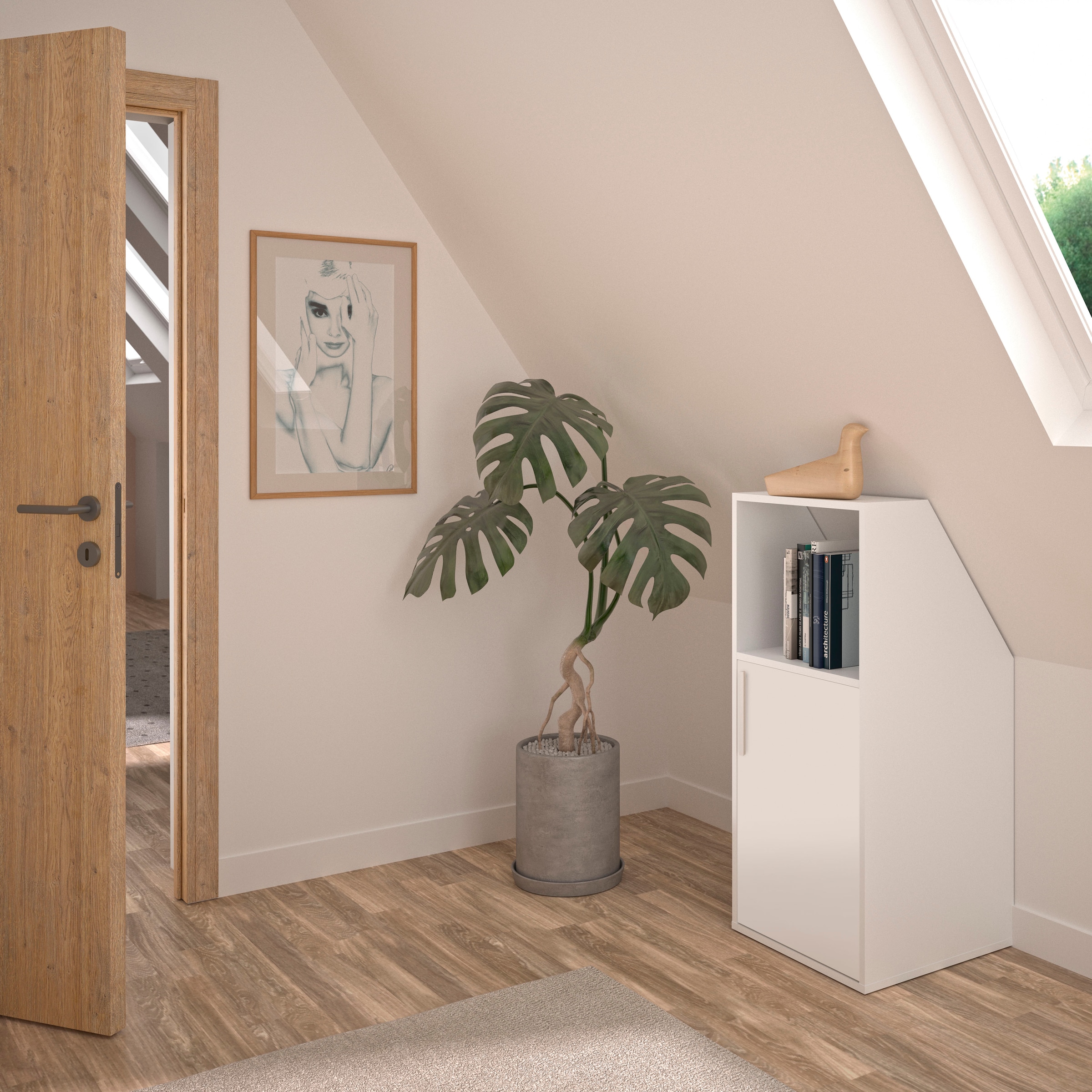 Gami Kleiderschrank »UNDER« Schrägschrank mit einer Tür