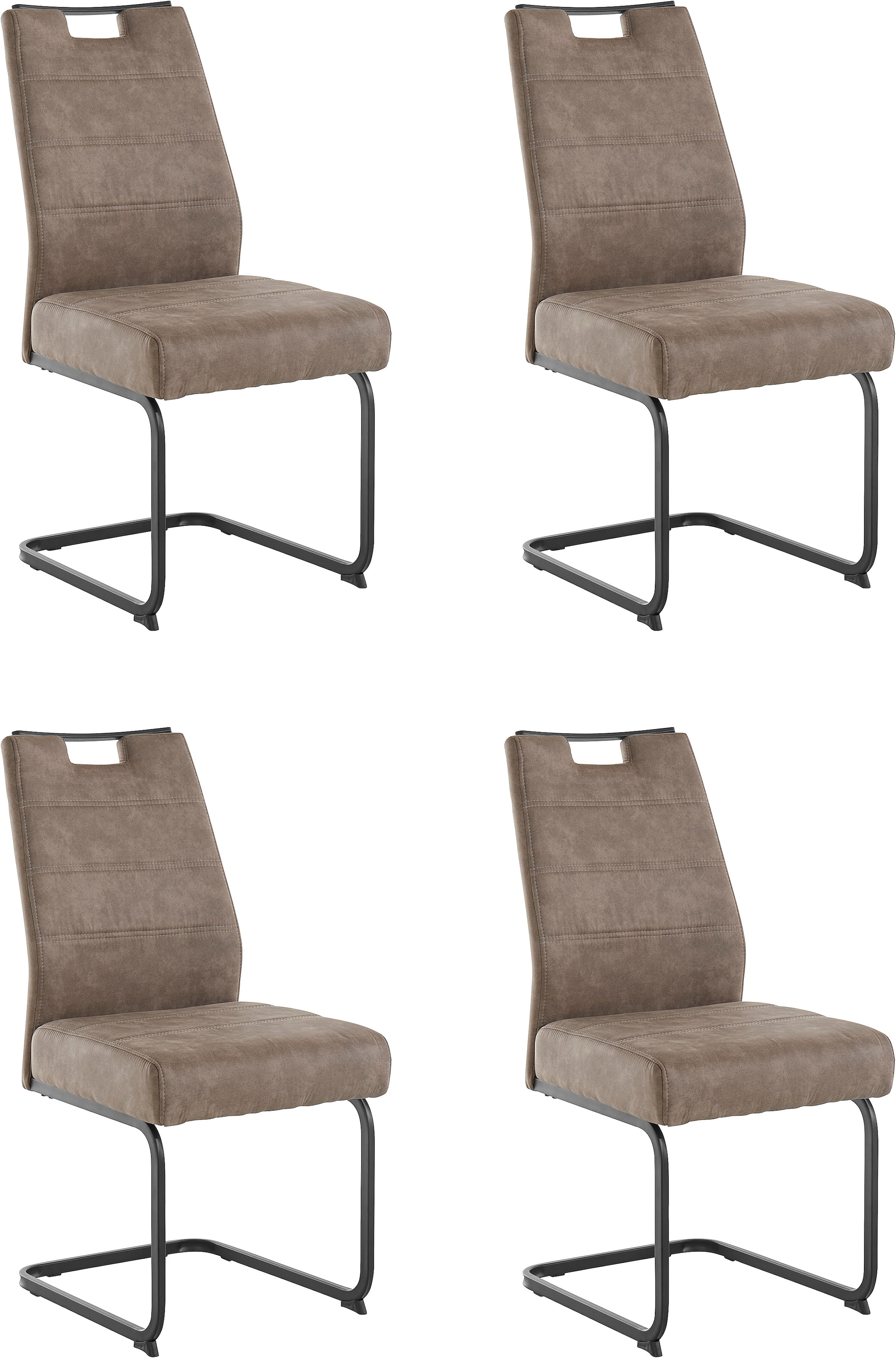 HELA Esszimmerstuhl "Lena" (Set) 4 Stk.1, 2 und 4 Stück, mit Federkern Polsterung, Schwingstuhl