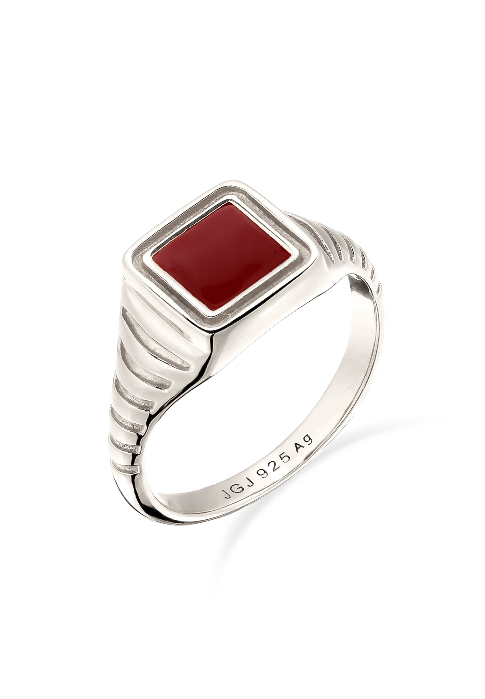 Elli Siegelring »Ring Ring Signet 925 Sterling Silber«