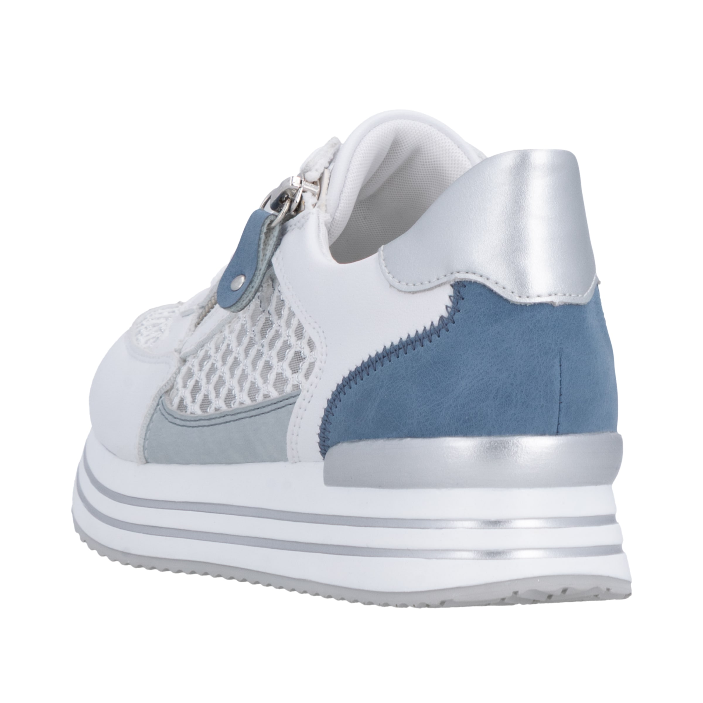 Remonte Plateausneaker  , Freiezitschuh, Halbschuh, Schnürschuh, vegan, Kontrastbesatz