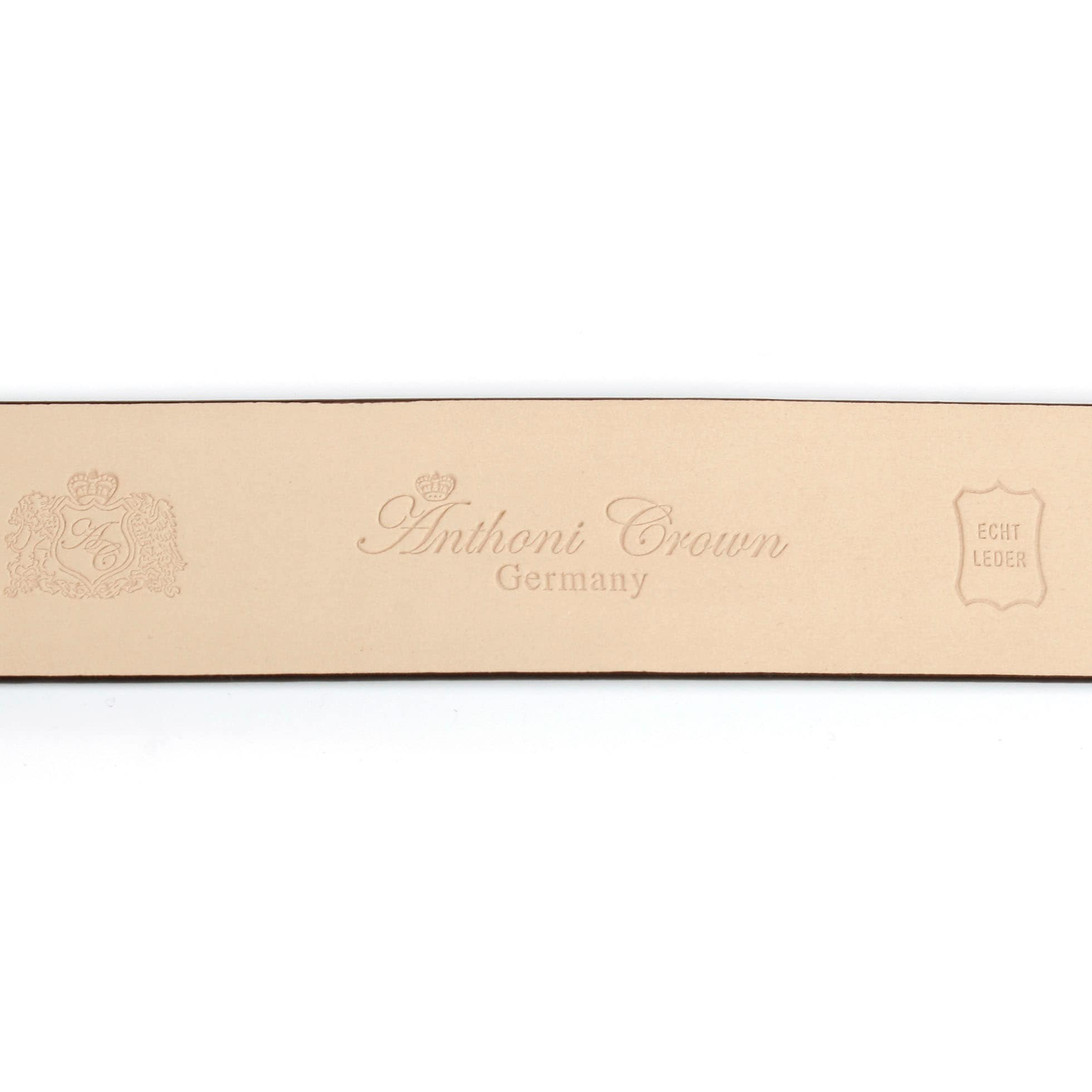 Anthoni Crown Ledergürtel in Hirschprägung