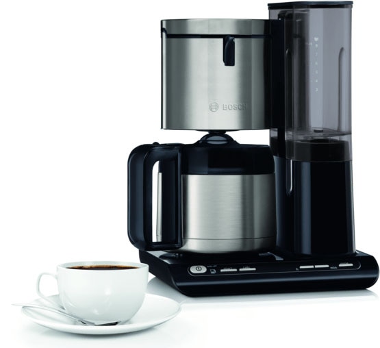 BOSCH Filterkaffeemaschine »TKA8A683 Styline«, 1,1 l Kaffeekanne, Papierfilter, 1x4, mit Thermokanne