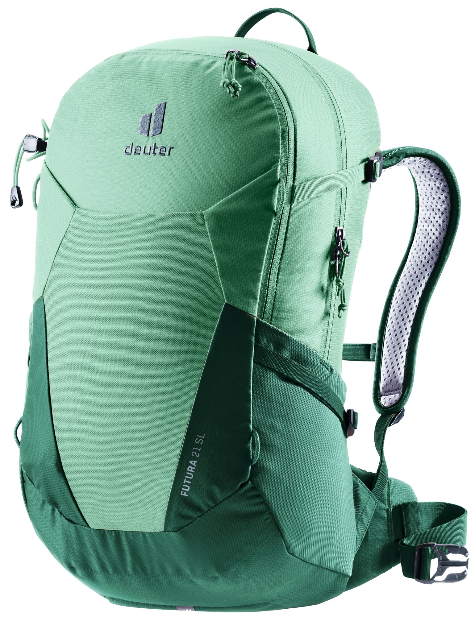 deuter, Wanderrucksack »FUTURA 21 SL« für sportliche Tageswanderungen, mit elastischer Fronttasche, spearmint-seagreen, Wanderrucksack