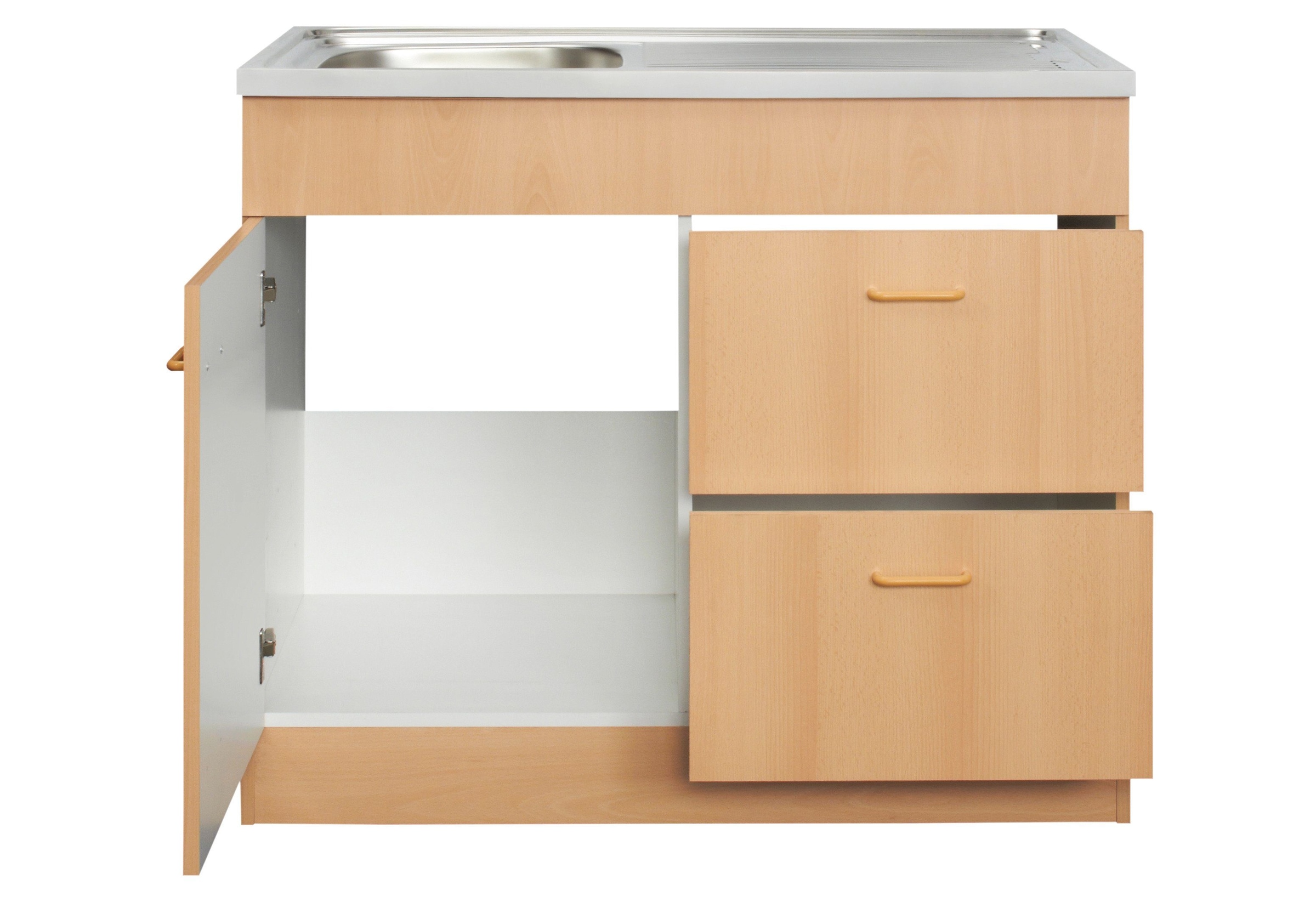 KOCHSTATION Spülenschrank »KS-Elster«, Breite 100 cm