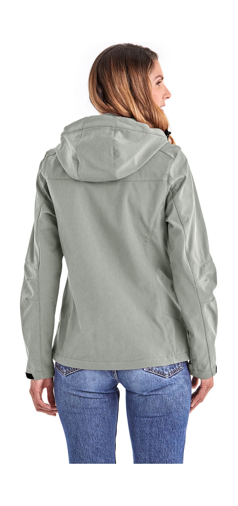 Killtec Softshelljacke »Damen Softshelljacke«, Wasserabweisende, winddichte Softshelljacke mit abnehmbarer Kapuze