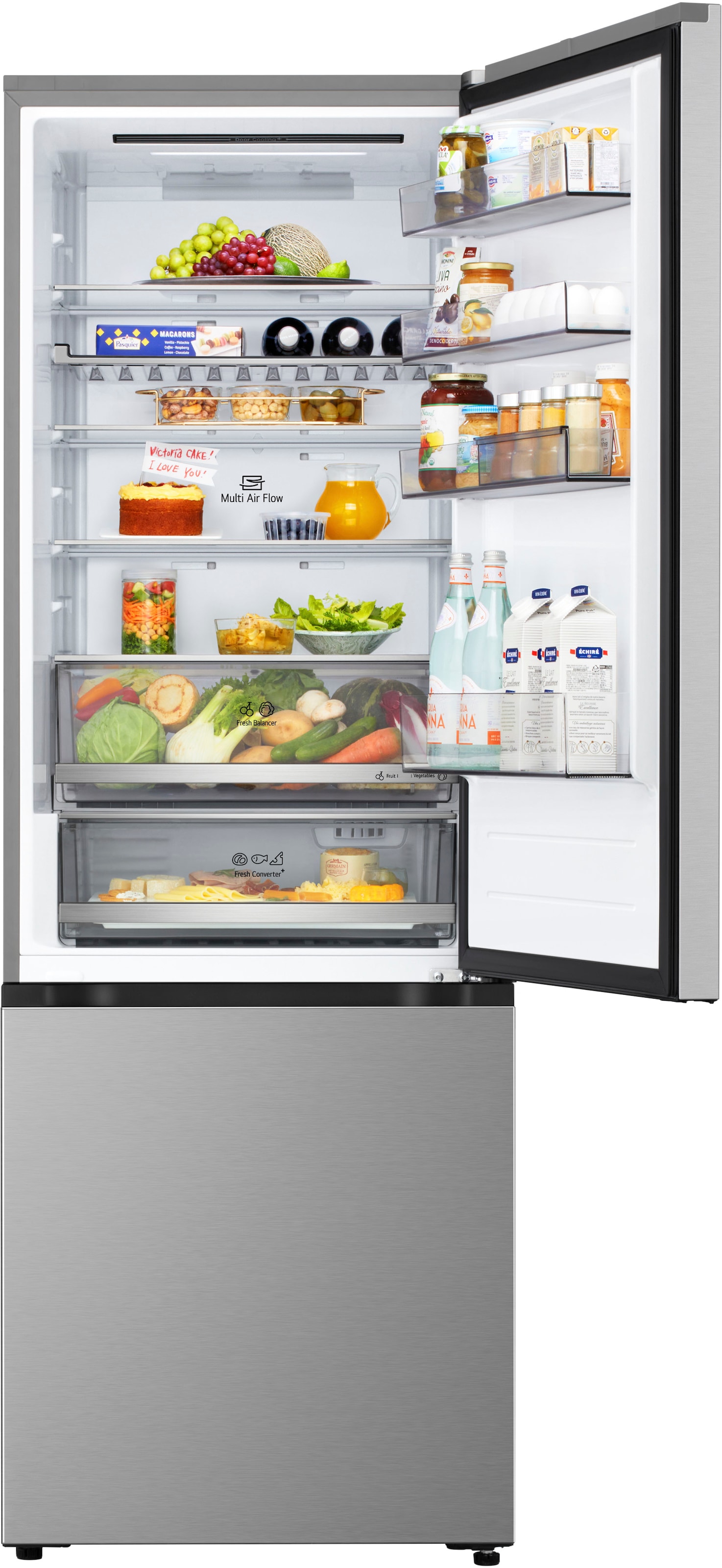 LG Kühl-/Gefrierkombination »GBBW322CPY« 203 cm hoch 69,7 cm breit Extra breit, extra viel Platz – die 70 cm Kühl-Gefrierkombination