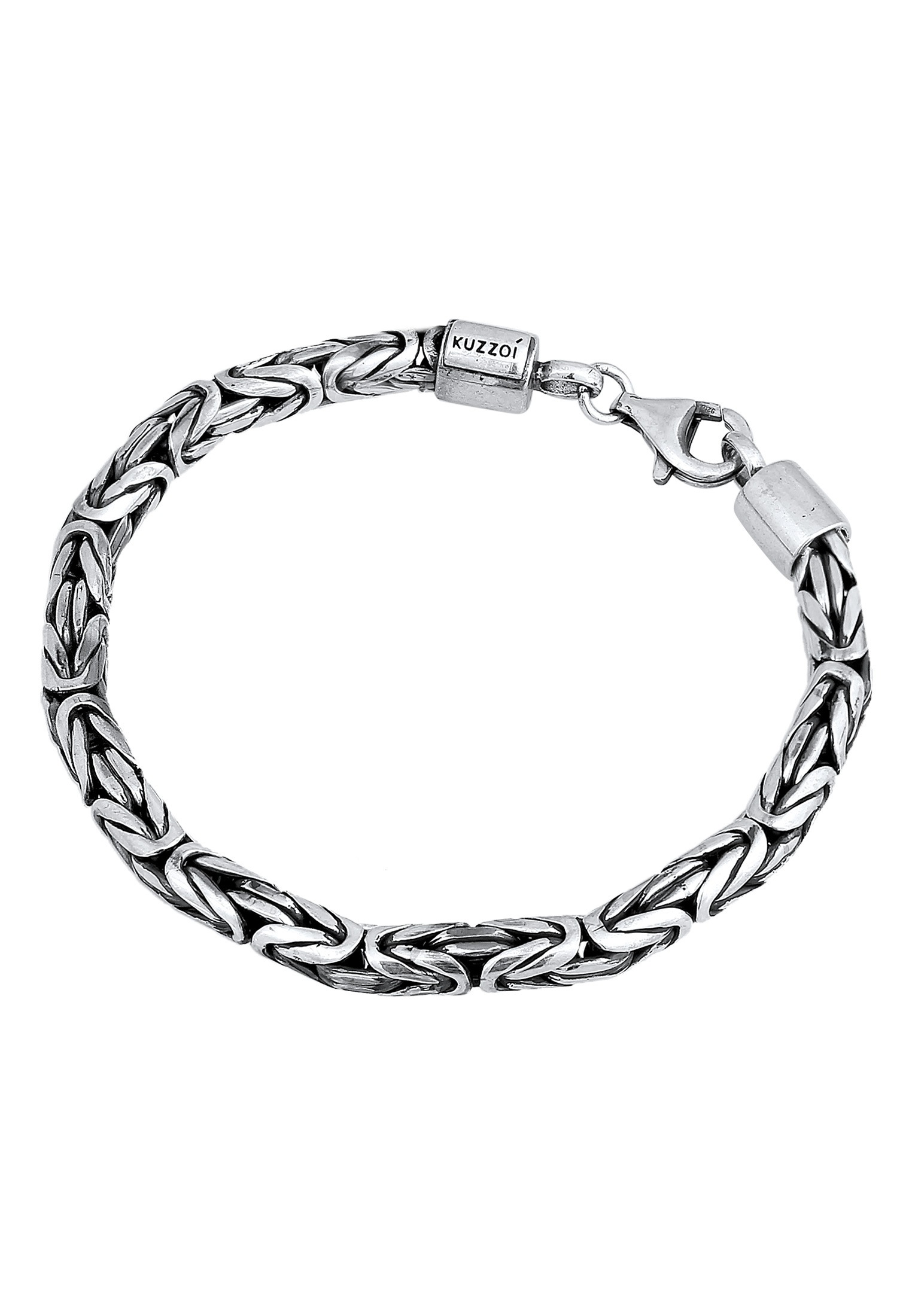 Kuzzoi Armkette »Armband Herren Königskette Rund 925 Silber«