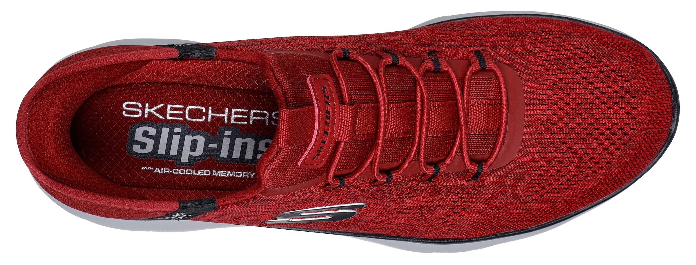 Skechers Slip-On Sneaker »SUMMITS-KEY PACE«, Slipper, Freizeitschuh, Halbschuh in veganer Verarbeitung