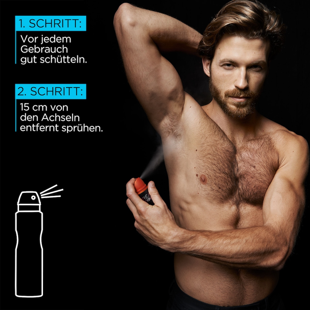 L'ORÉAL PARIS MEN EXPERT Deo-Spray »Deo Spray Carbon Protect 5-in-1«, (Packung, 6 tlg.)