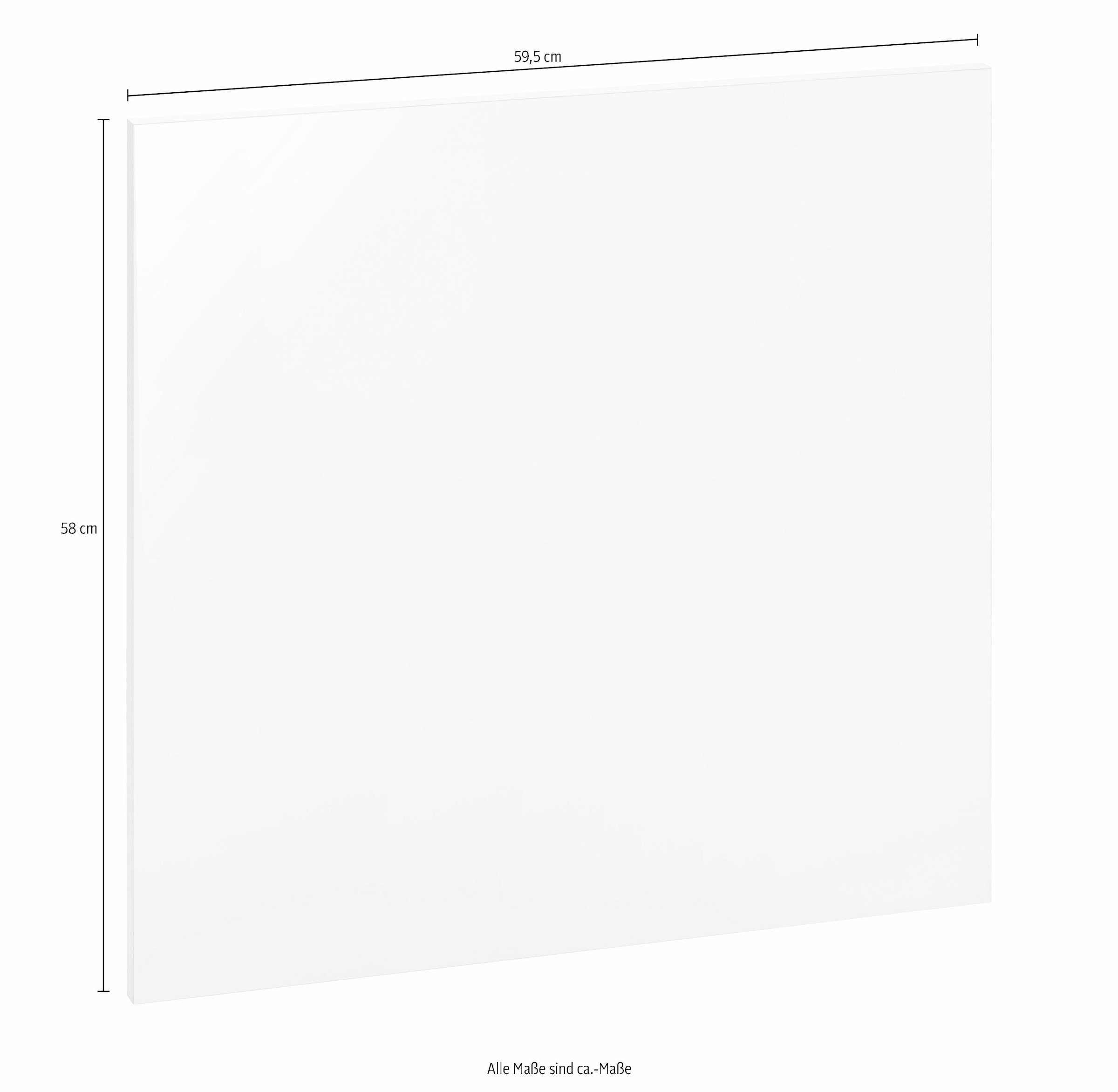 wiho Küchen Frontblende »Ela« 59,5 cm breit, für teilintegrierbaren Einbaugeschirrspüler