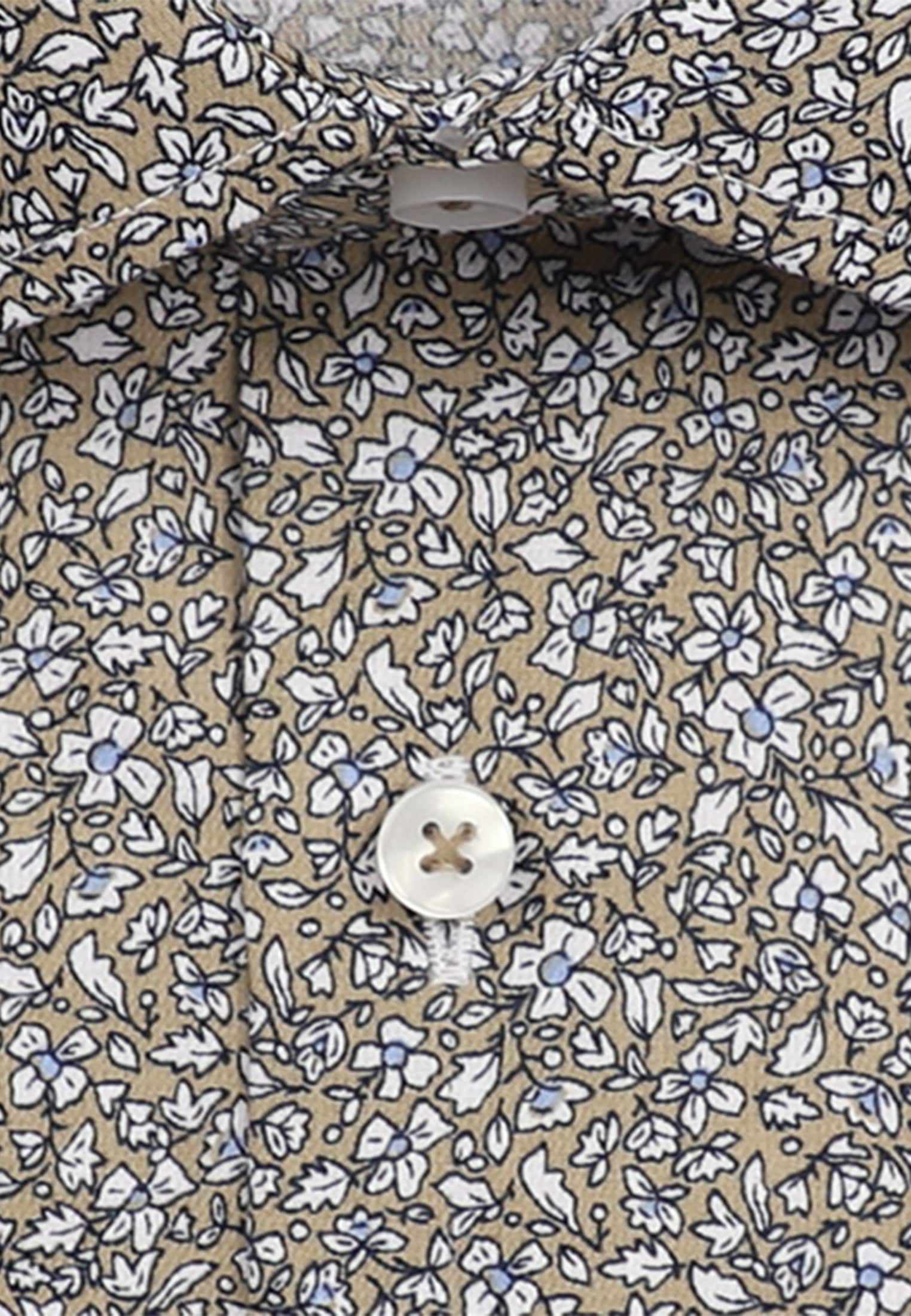seidensticker Businesshemd »Shaped«, Shaped Langarm Kentkragen Floral