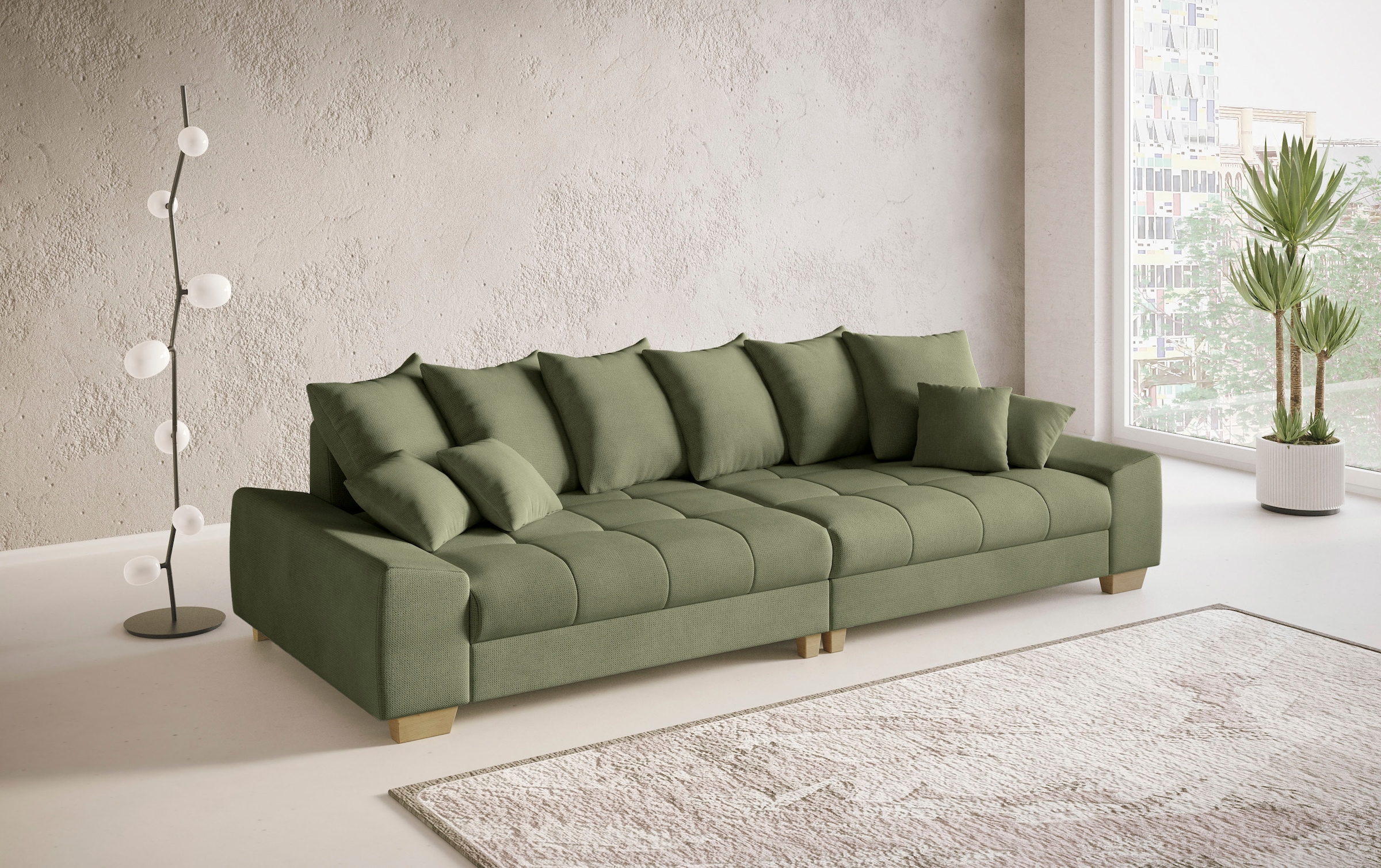 Mr. Couch Big-Sofa »Nikita II«, mit Kaltschaumpolsterung bis 140kg belastbar