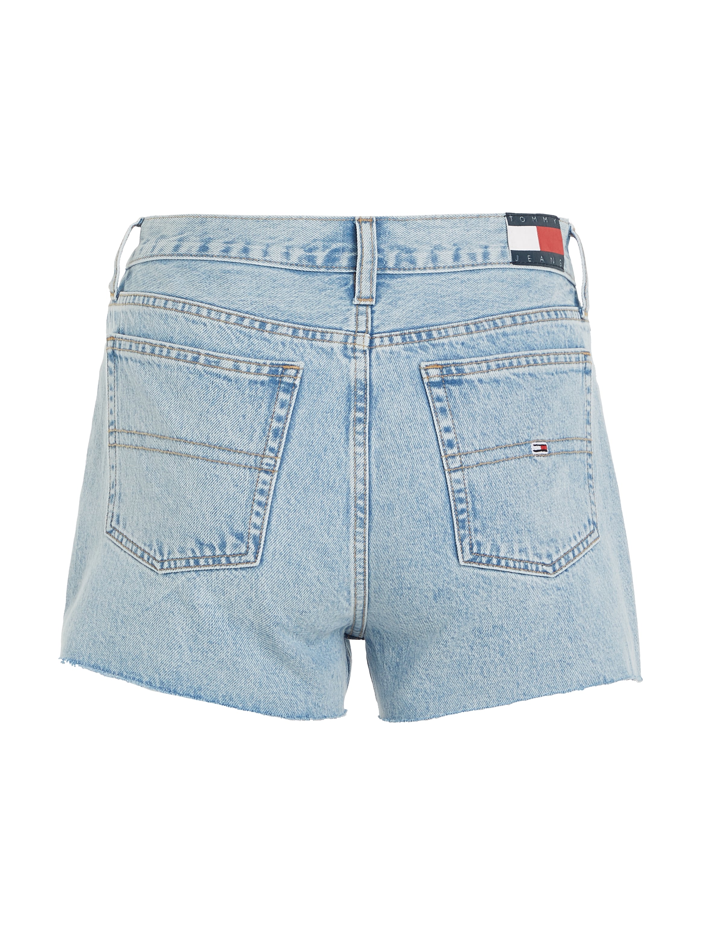 Tommy Jeans Shorts »HOT PANT BH0014«, mit leicht ausgefranstem Saum