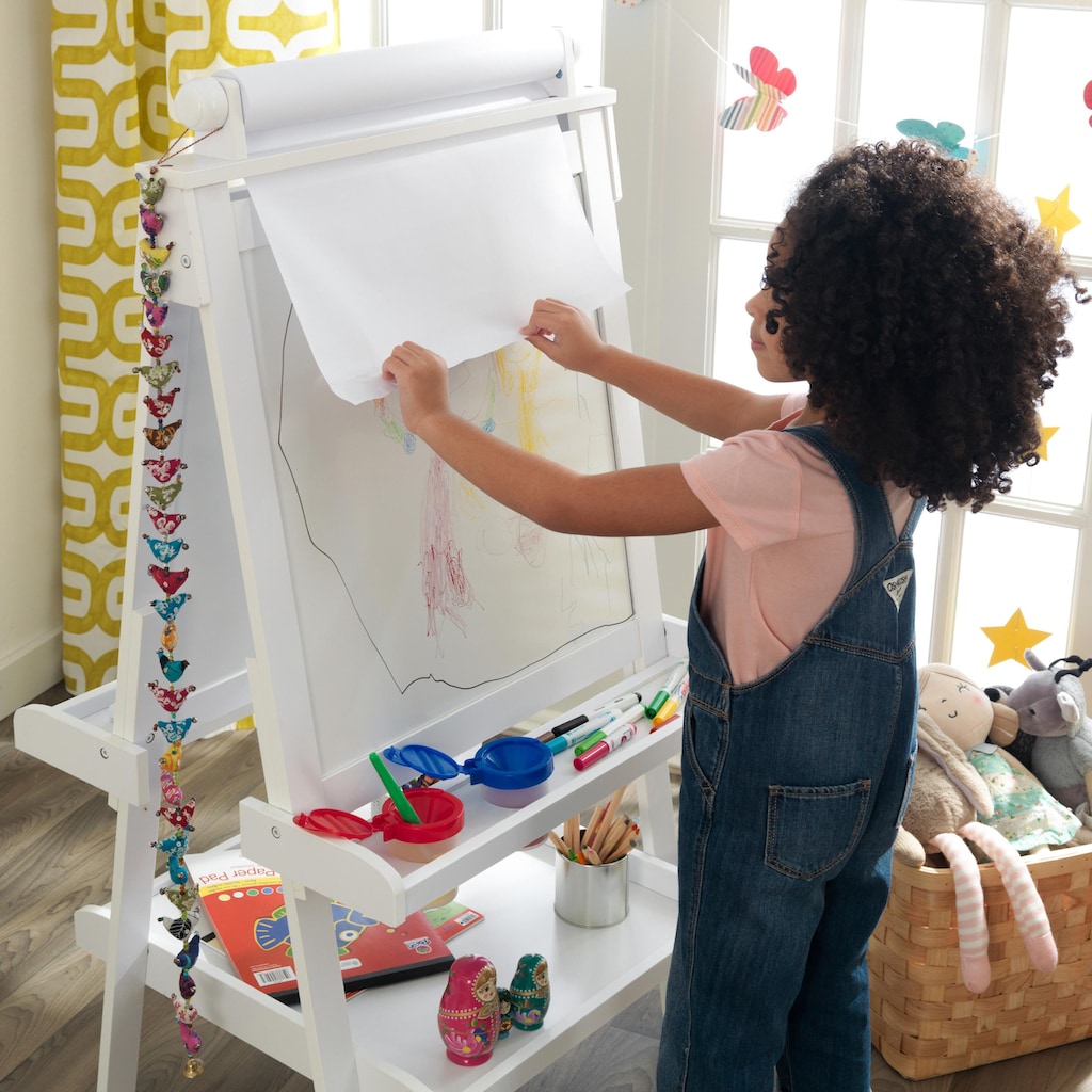 KidKraft® Standtafel, mit Papoerrolle, beidseitig beschreibbar