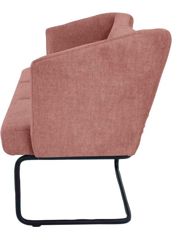 K+W Komfort & Wohnen Polsterbank »Mikkado Tube« in abgerundeter Form, Rundrohrkufe lang, in 2 Breiten 192 oder 242 cm