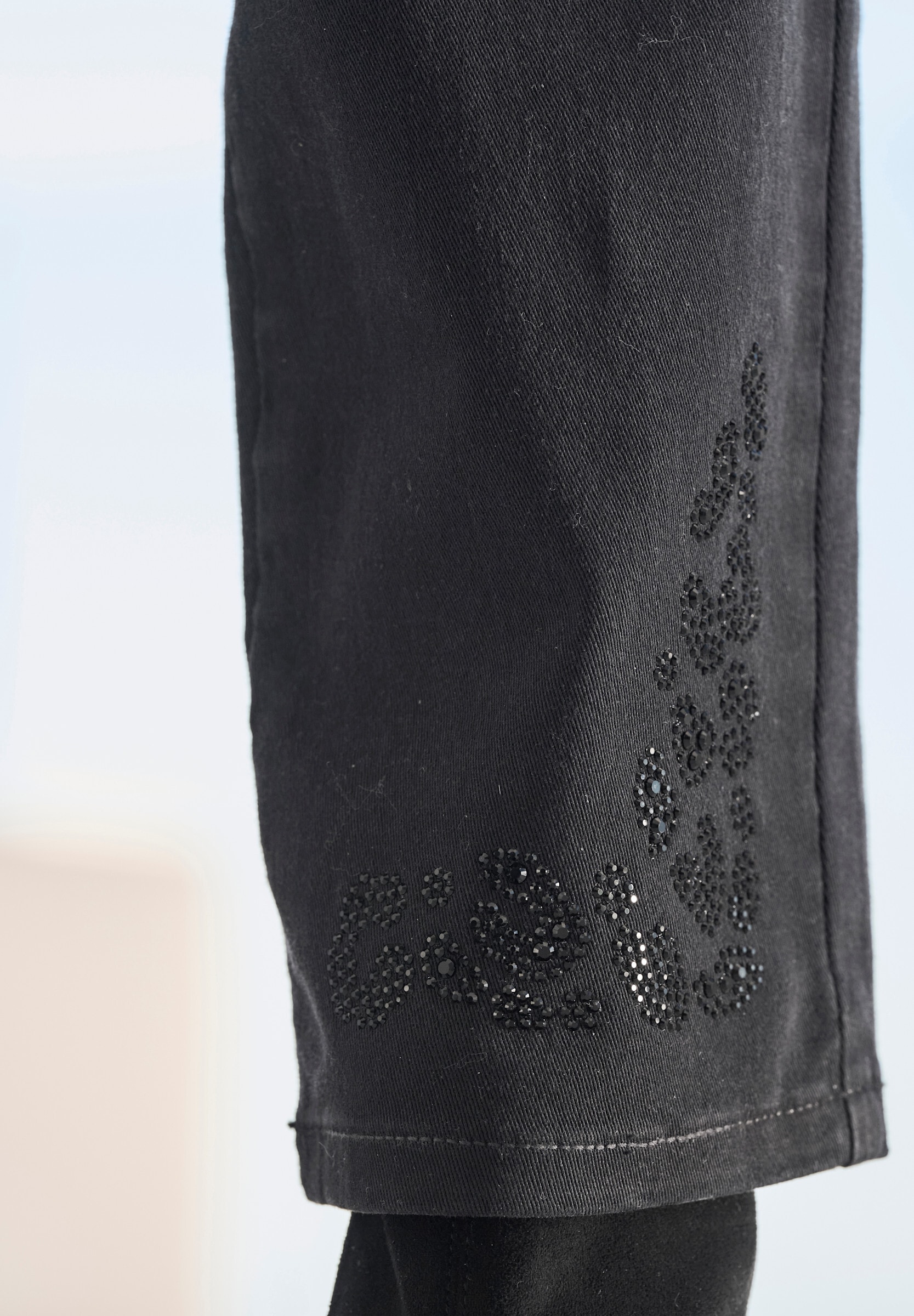 heine 5-Pocket-Jeans »Push-up-Jeans 5-Pocket-Hose mit Glitzersteinchen«