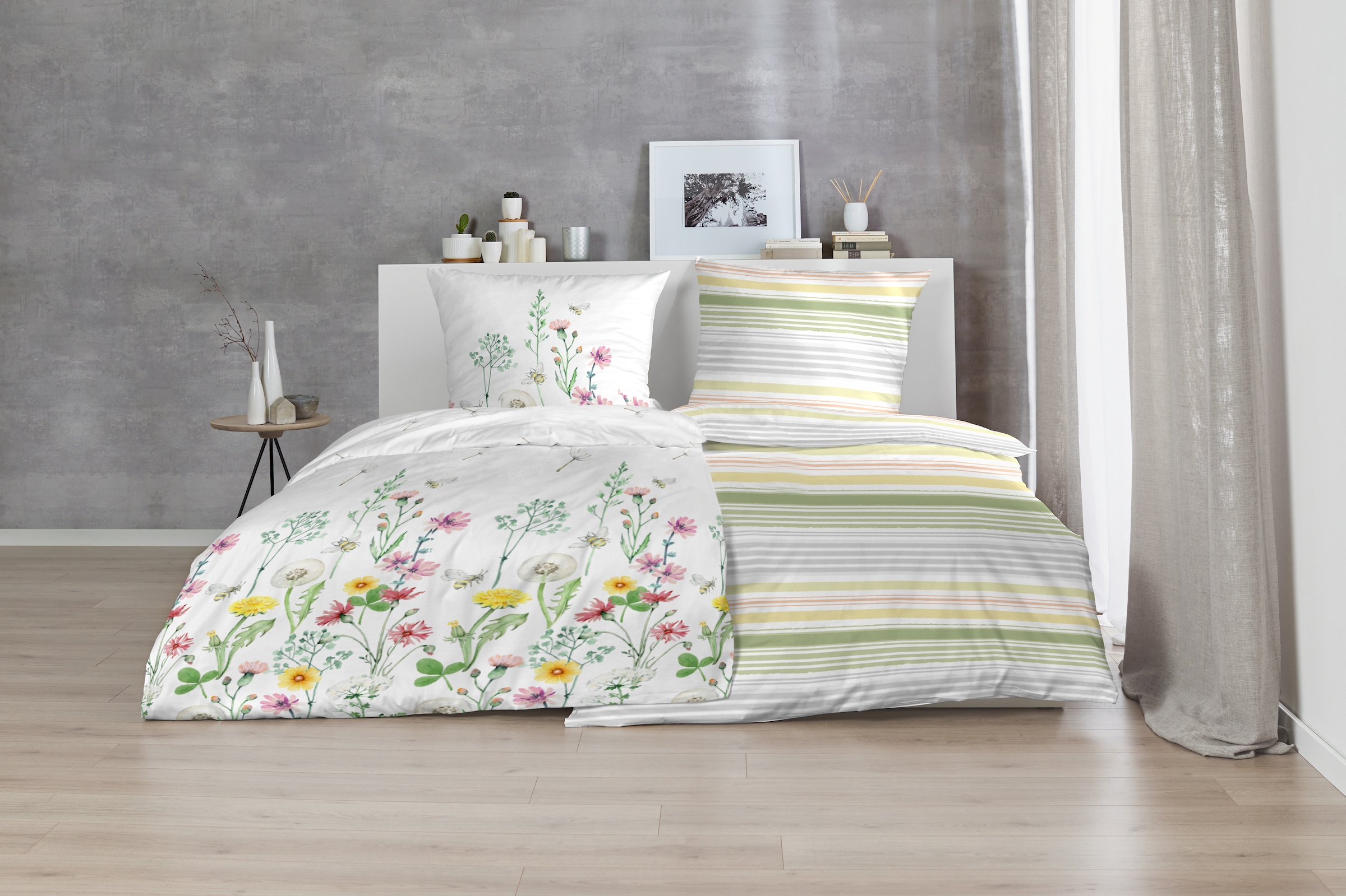 Primera Bettwäsche »Renforce-Bettwäsche Fresh stripe«, mit Streifen