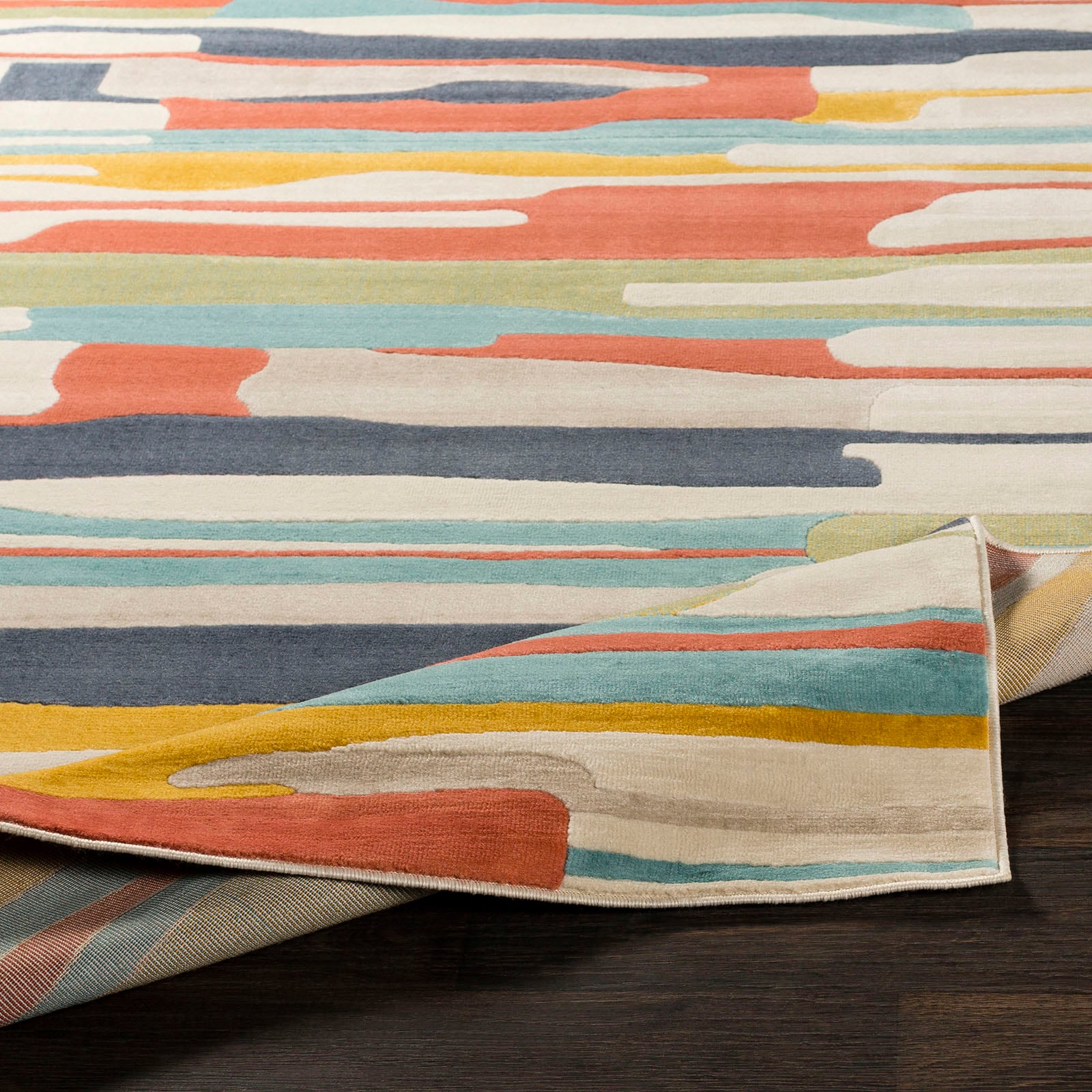 Livabliss Teppich »HOUSTON«, rechteckig, 11 mm Höhe, Skandi Design, Modern Boho Kurzflor Wohnzimmerteppich, Schlafzimmer