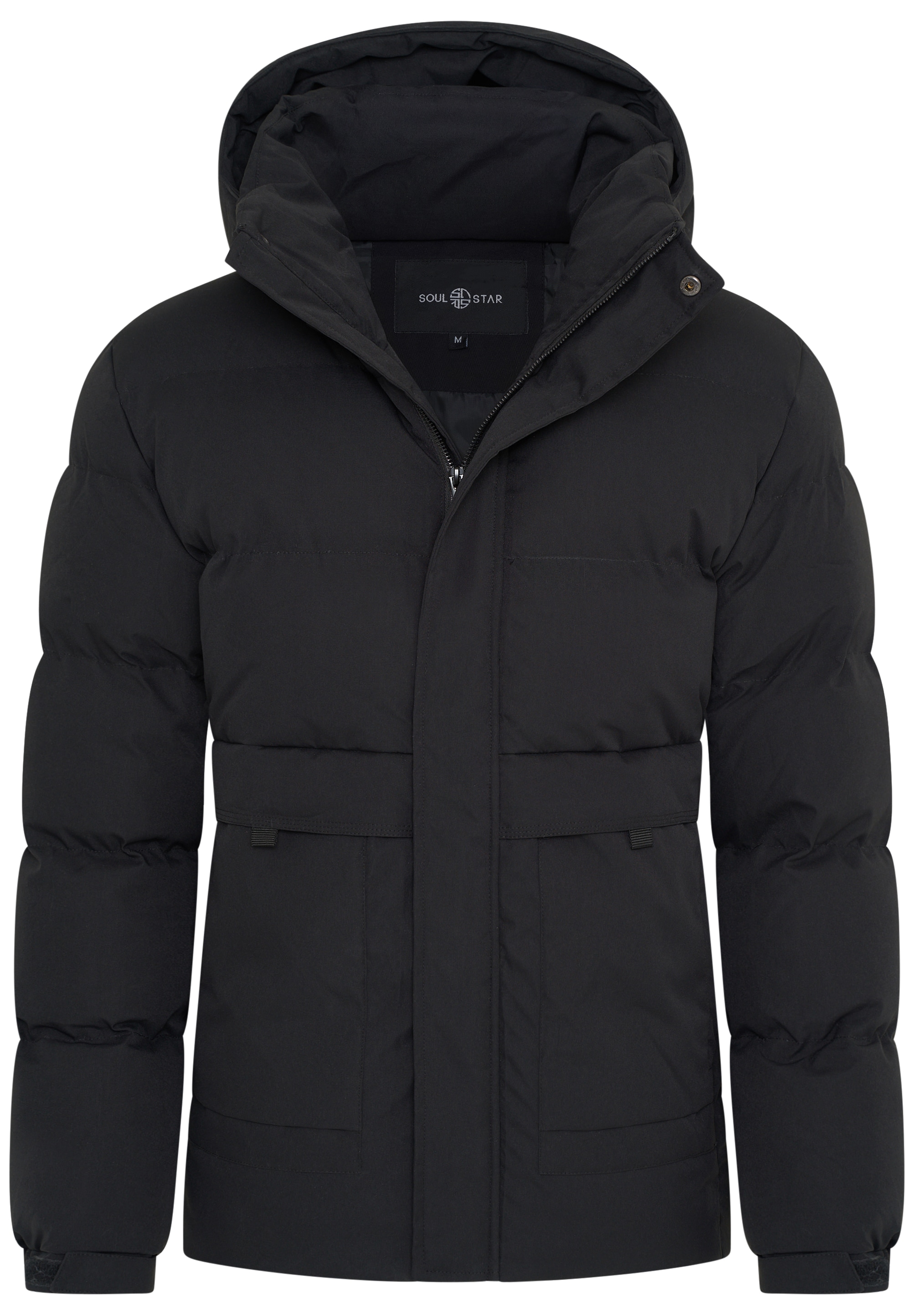 SOULSTAR Winterjacke »SOULSTAR Winterjacke S2TIMA« mit Kapuze Herren Pufferjacke mit Kapuze warme Steppjacke Mens Jacket