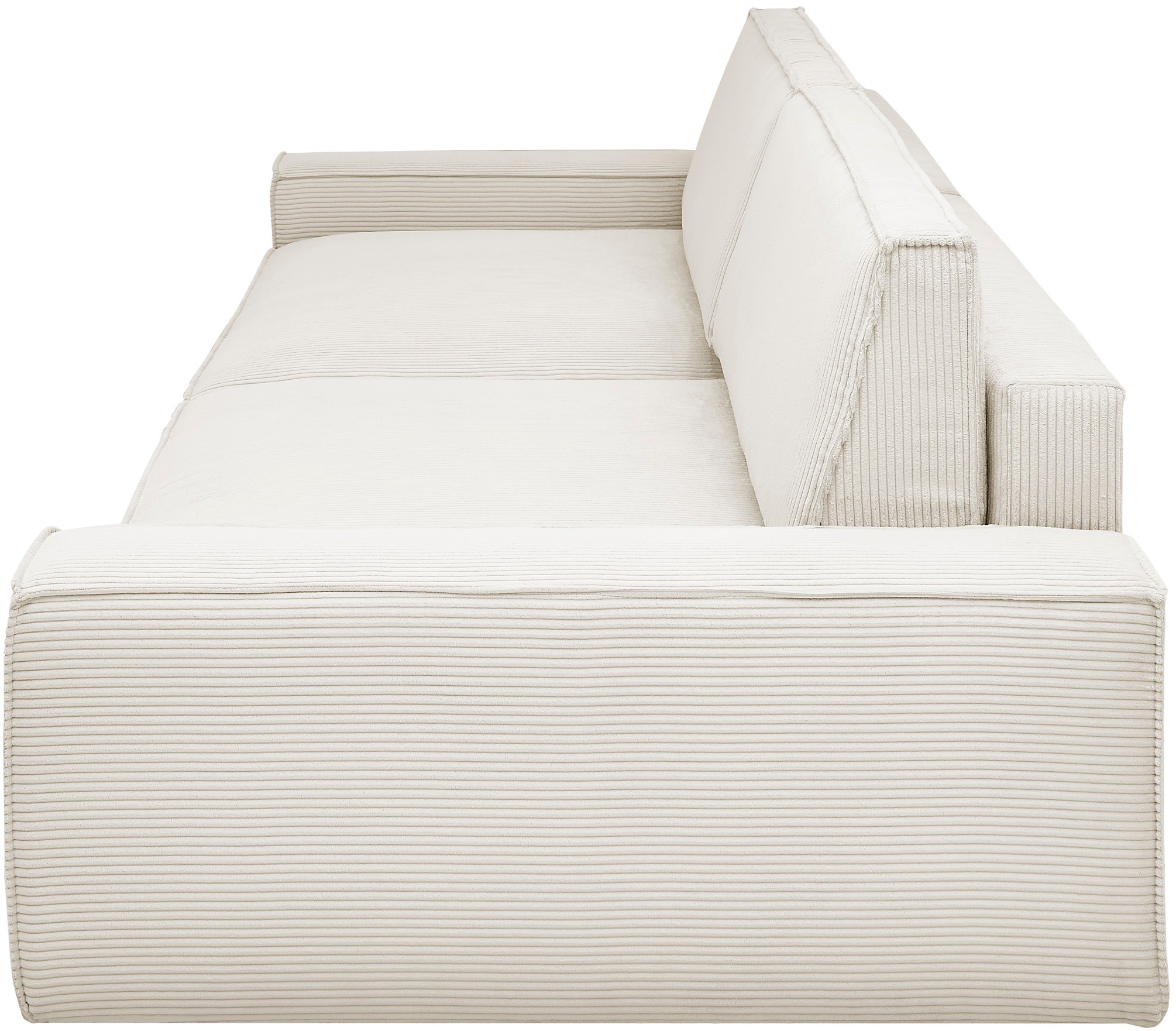 Home affaire Big-Sofa »NEU: SHERWOOD XXL, Big-Sofa (316cm), extra tiefe Sitzfläche 95 cm«, bequemer Sitzkomfort, Cord u. Leinenoptik, Kedernaht