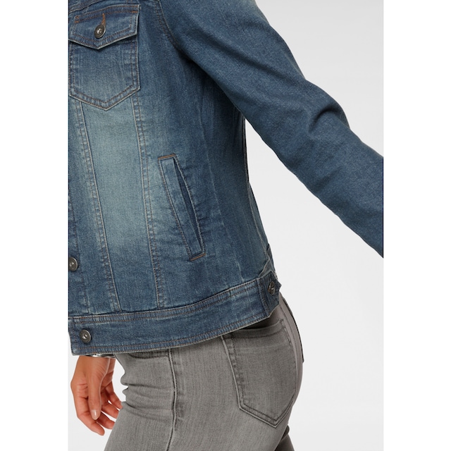 Arizona Jeansjacke, in klassischer Form mit Elastan-Anteil bei ♕