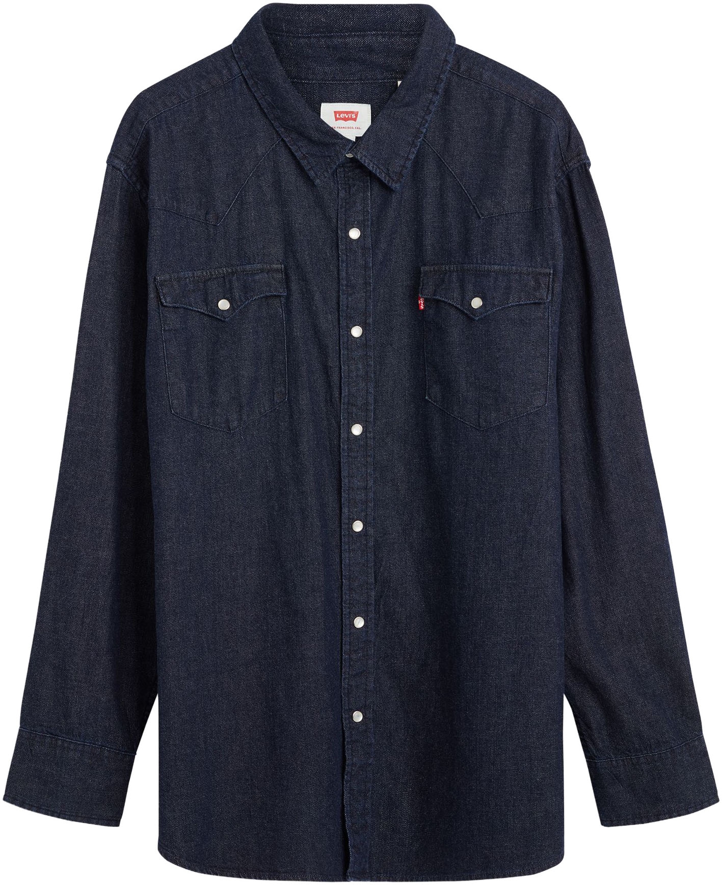 Levi's® Plus Jeanshemd, im Westernstyle