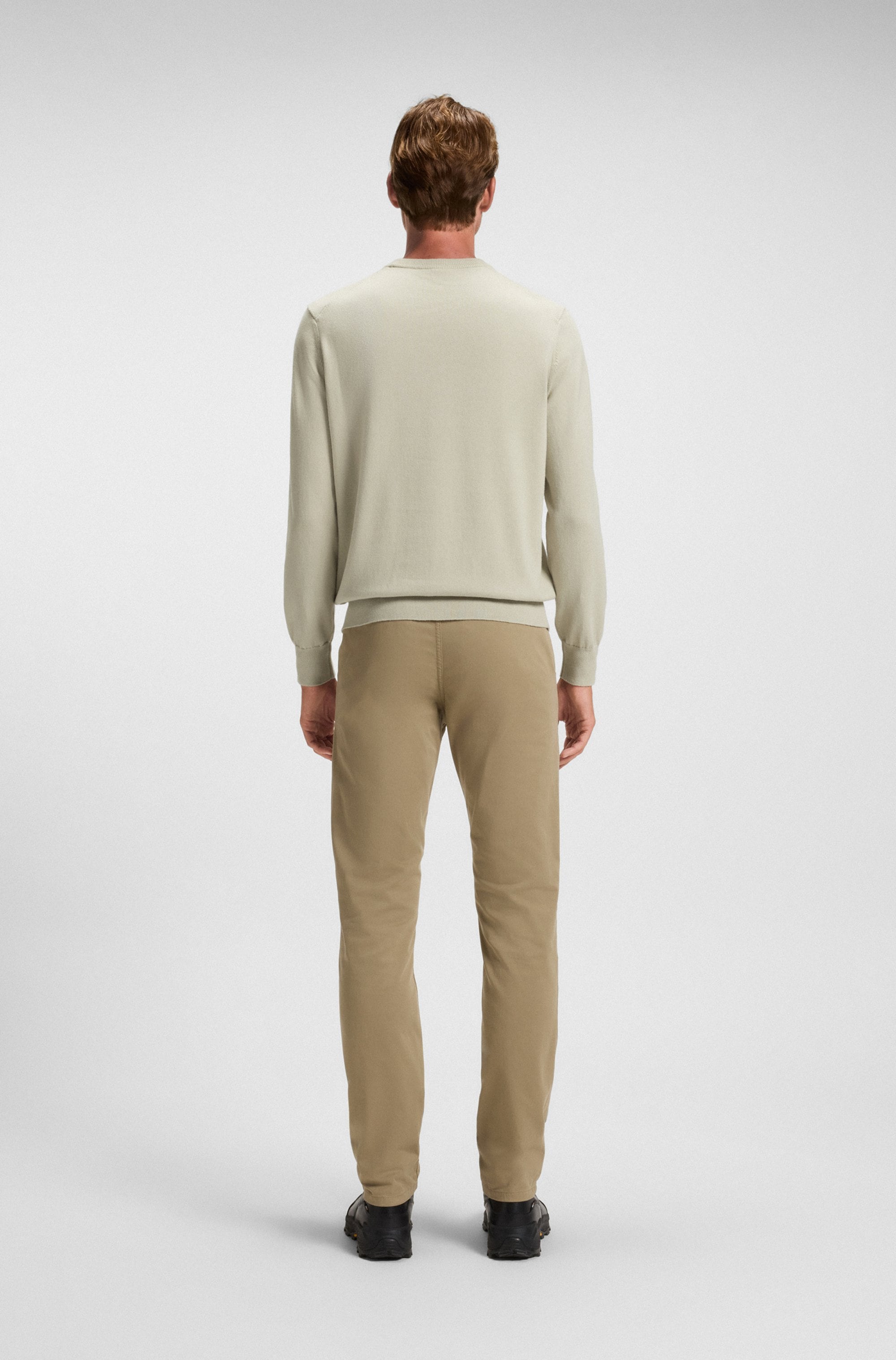 BOSS ORANGE Strickpullover »Kanovano« mit Rundhalsausschnitt