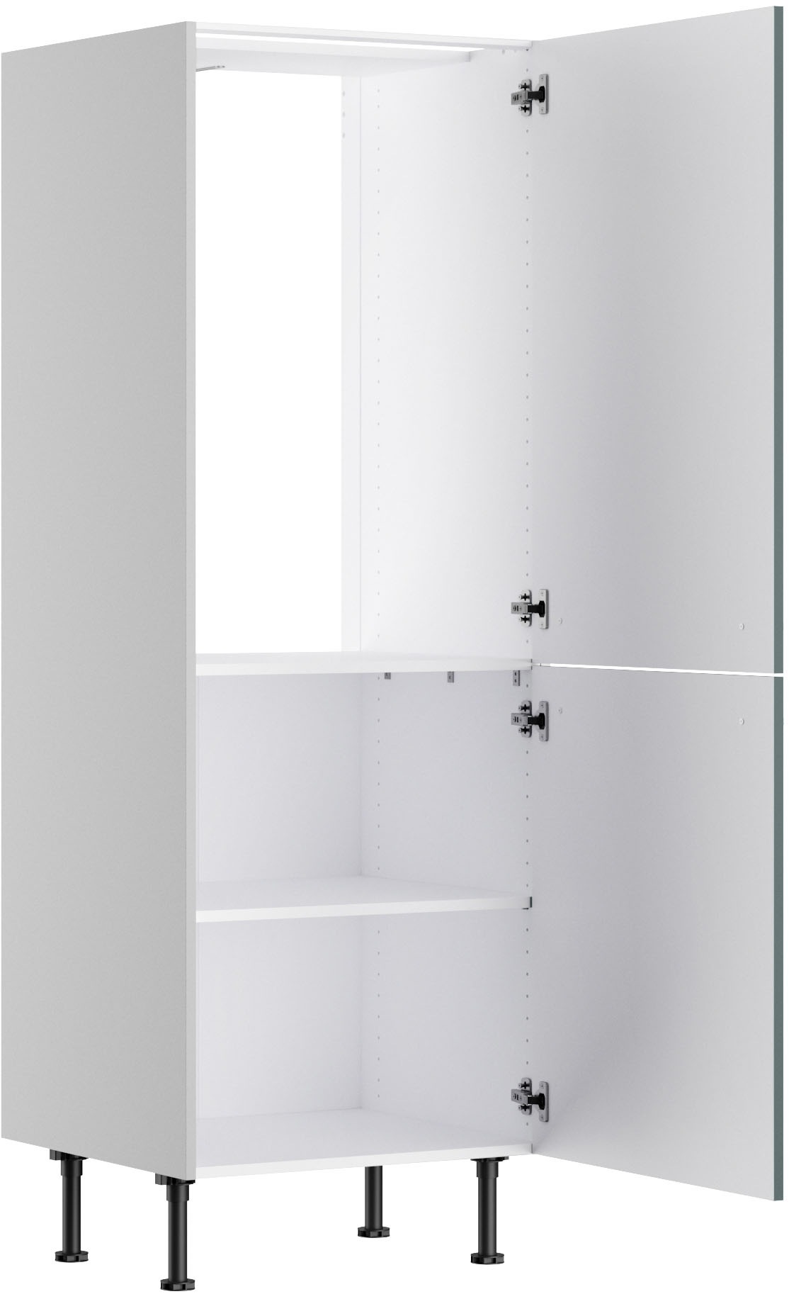 KOCHSTATION Kühlumbauschrank »KS-Bern2«, Breite 60 cm, Höhe 176,6 cm, 2 Türen (Höhe 89,2/70 cm), 1 Einlegeboden