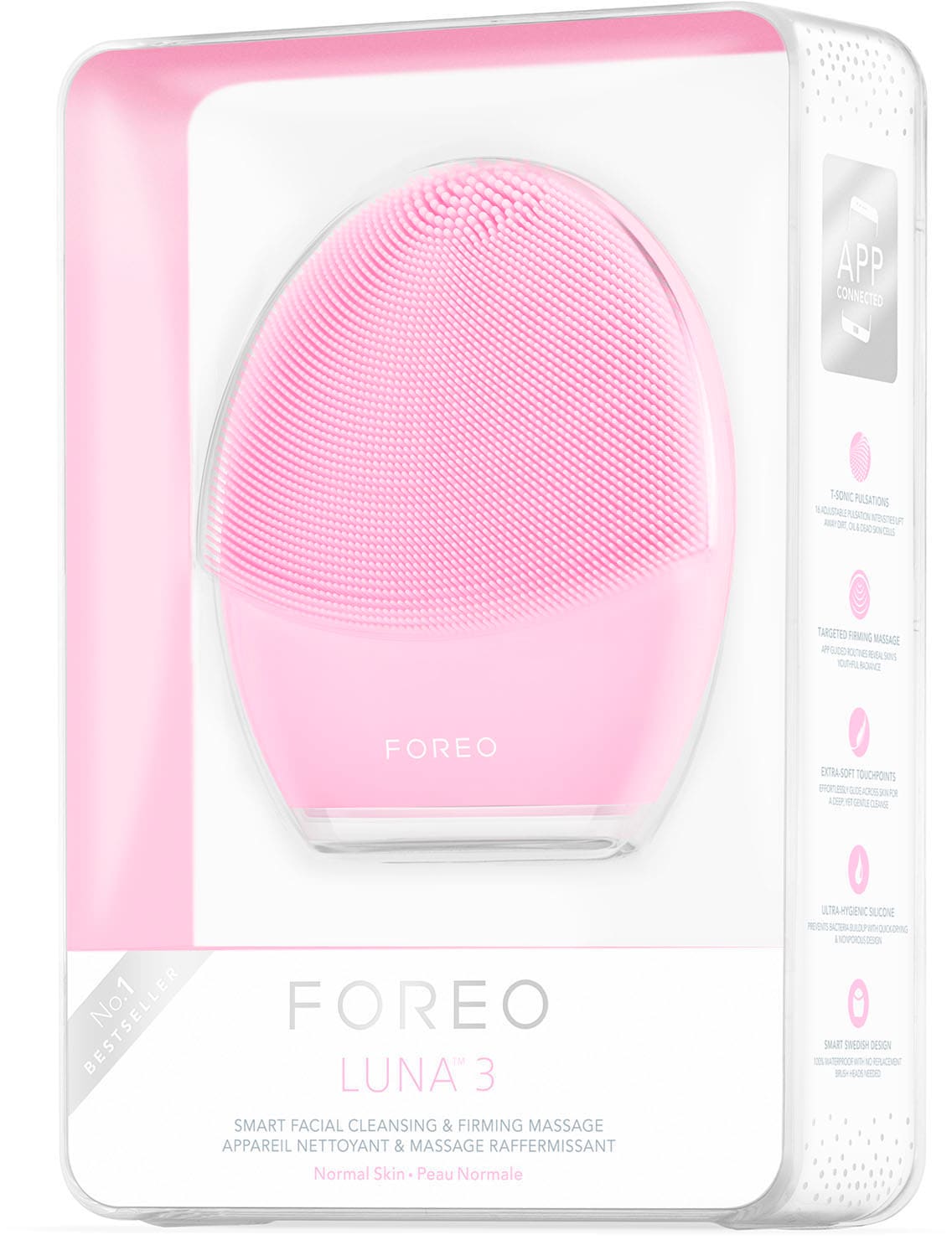 FOREO Elektrische Gesichtsreinigungsbürste »LUNA 3«, für normale Haut