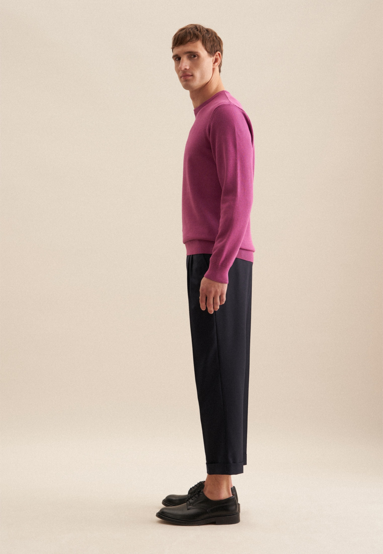 seidensticker Strickpullover »Schwarze Rose« 1/1 Rundhals