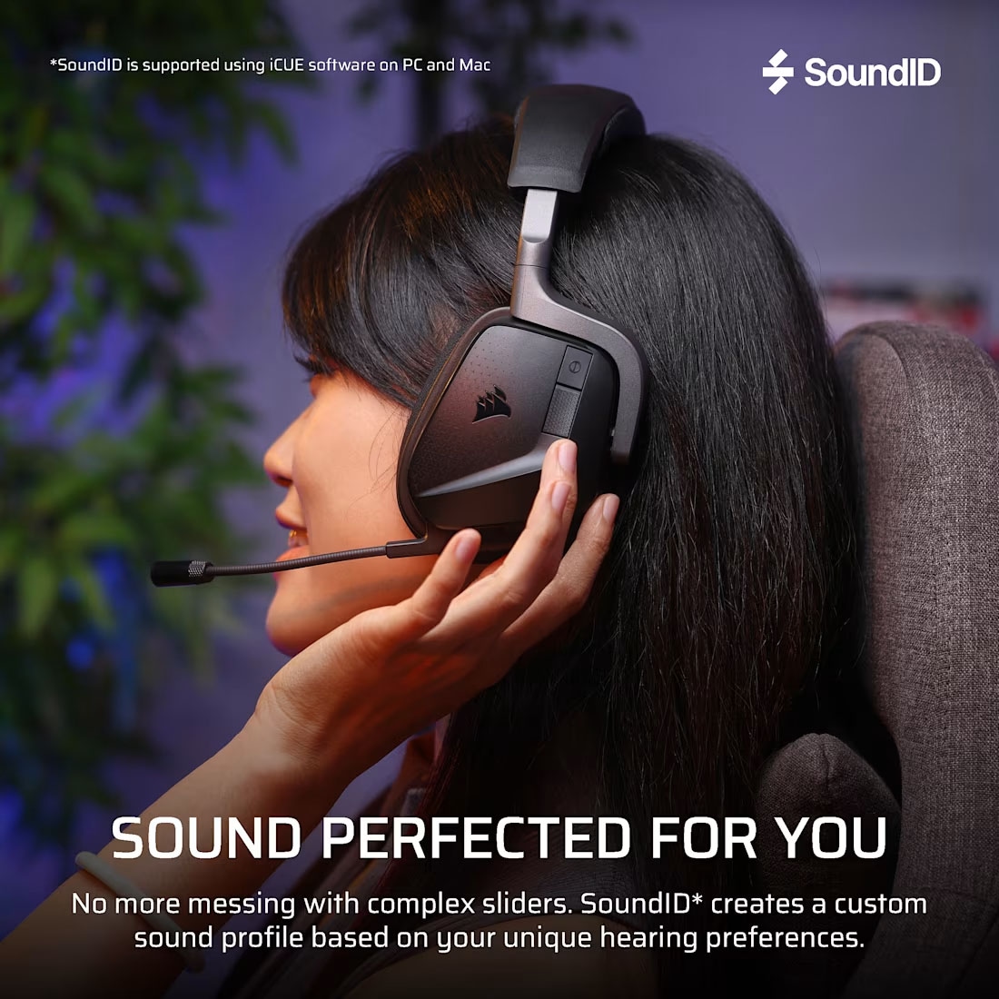 Corsair Gaming-Headset »VOID v2 MAX« Bluetooth Rauschunterdrückung