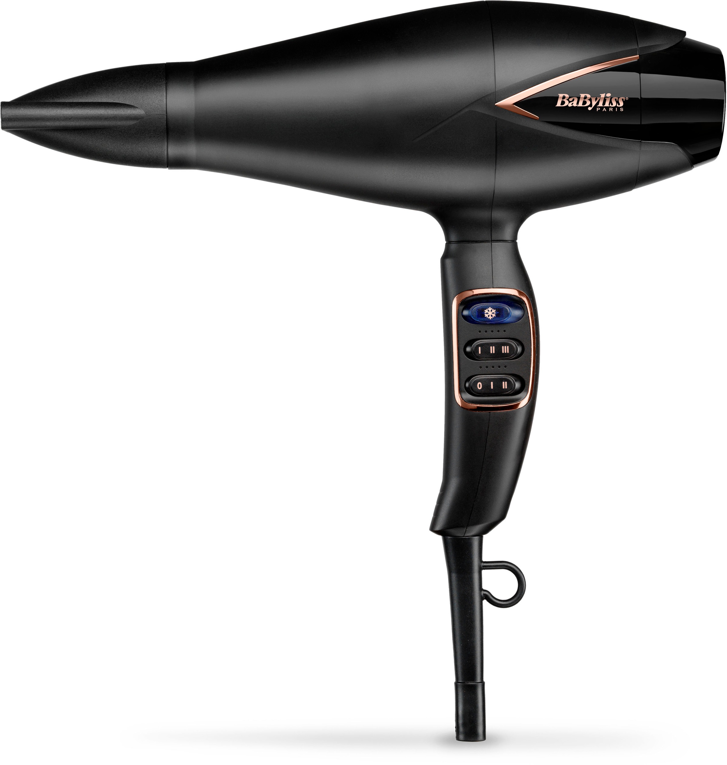 BaByliss Ionic-Haartrockner »D665E Salon Air Brilliance«, 2200 W, 2 Aufsätze, mit digitalem Motor