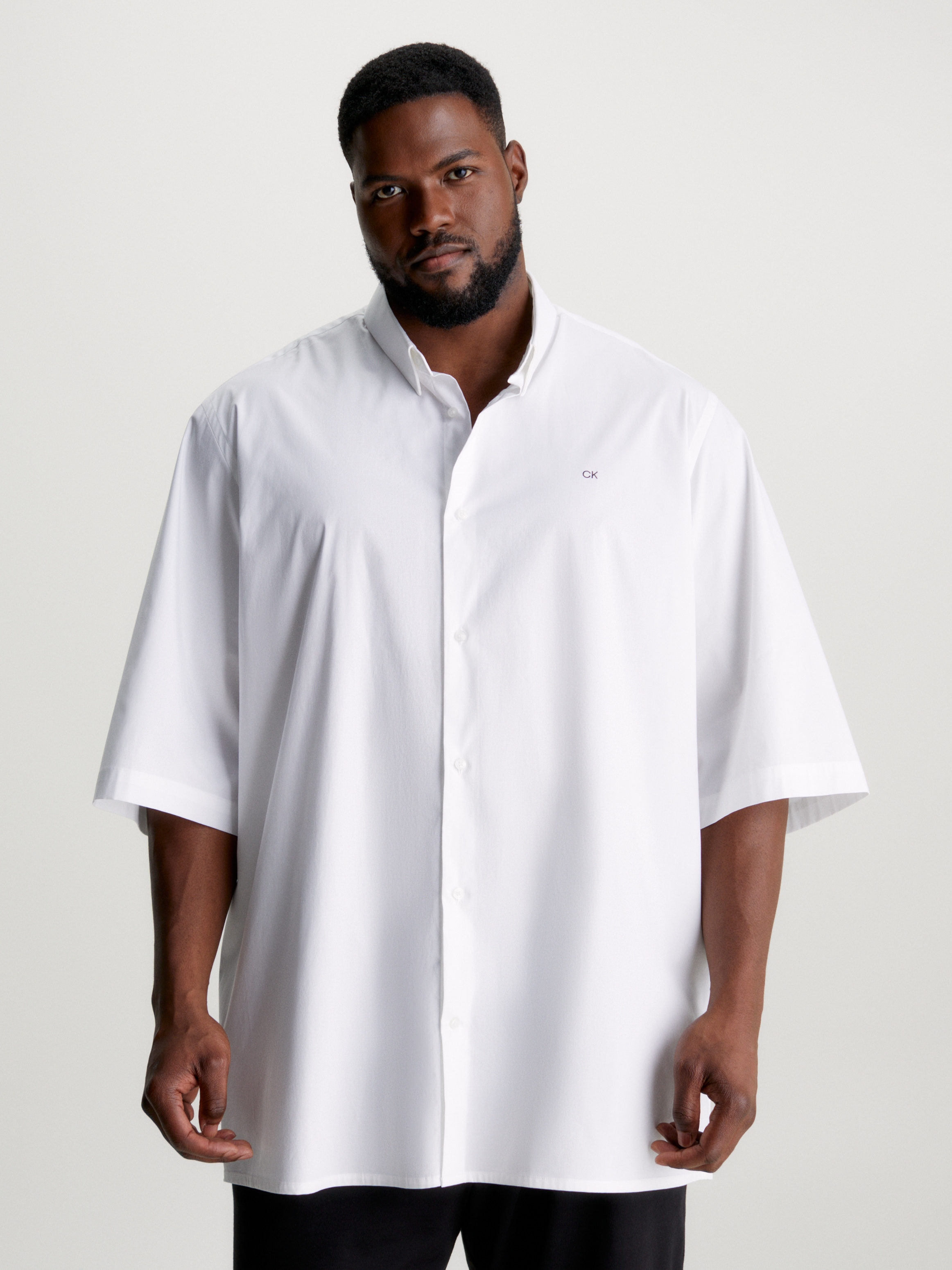 Kurzarmhemd »BT-STRETCH POPLIN S/S SHIRT«, Große Größen