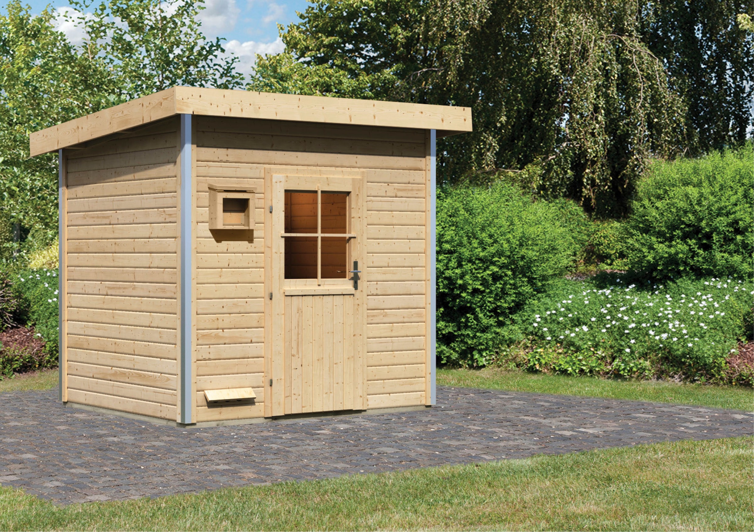 Karibu Saunahaus »Ralf« klassische Tür