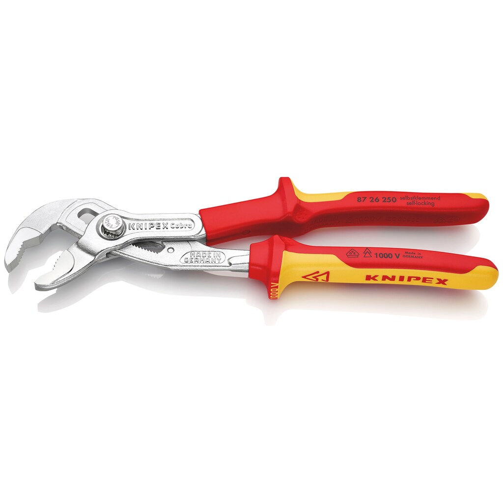 Knipex Wasserpumpenzange »87 26 250 Cobra® VDE Hightech«, (1 tlg.)