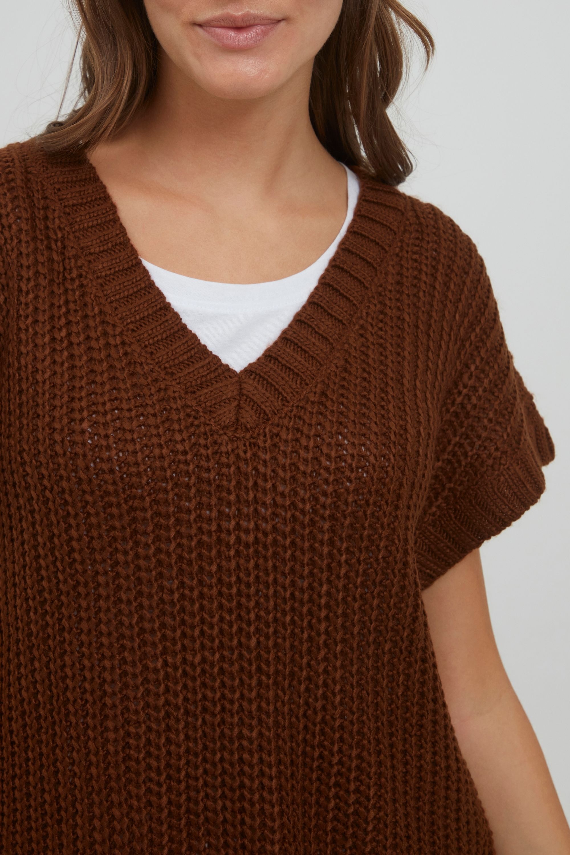 OXMO Strickfleece-Pullover »Strickpullover OXLene«