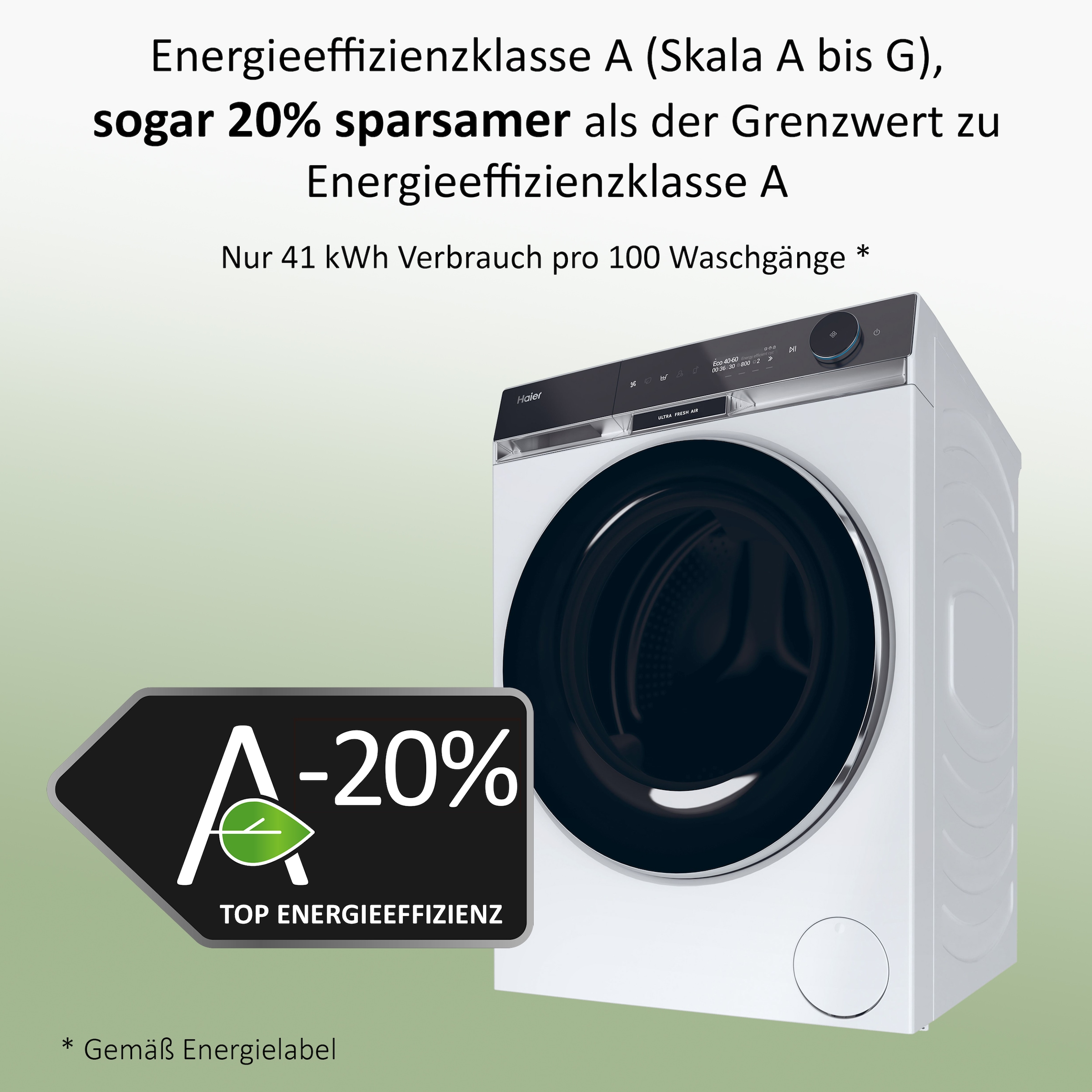 Haier Waschmaschine X SERIE 11 »HW100-BD14397U1«, 10 kg, 1400 U/min, UltraFresh: Hält die Wäsche bis zu 12 Std. frisch
