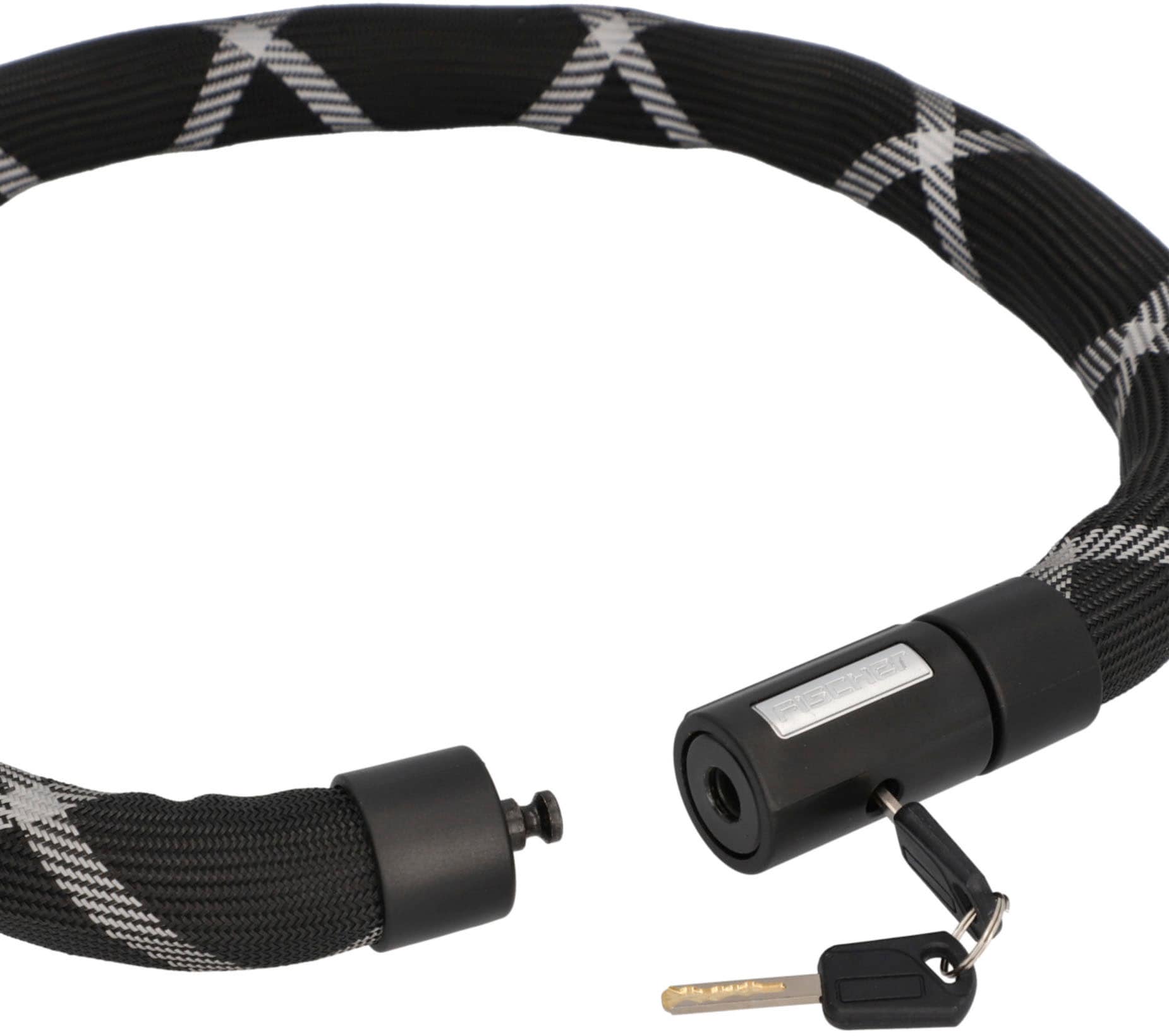 FISCHER Fahrrad Kettenschloss »Kettenschloss SILENCE CK100/32 schwarz«