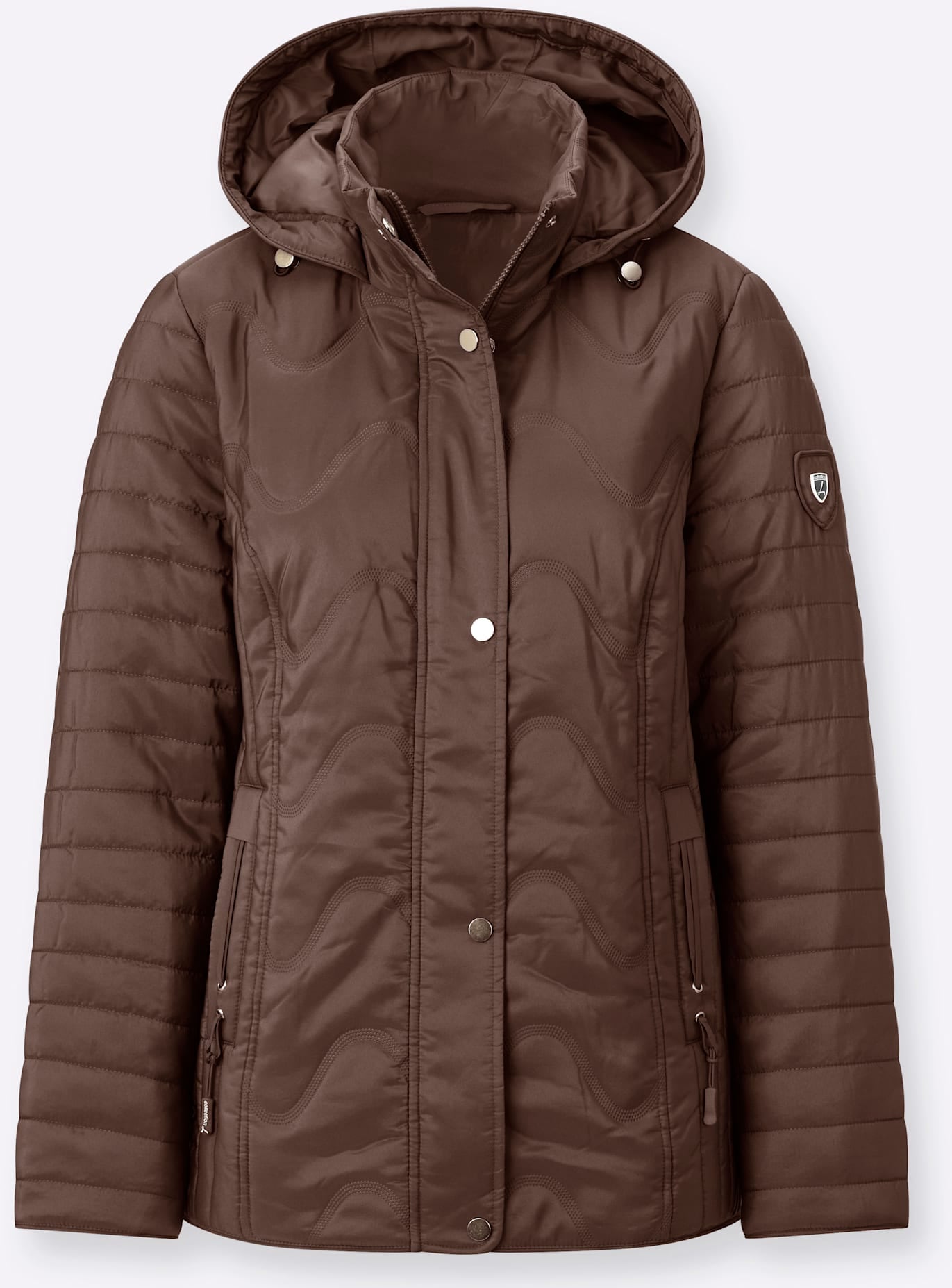 Casual Looks Steppjacke mit Kapuze
