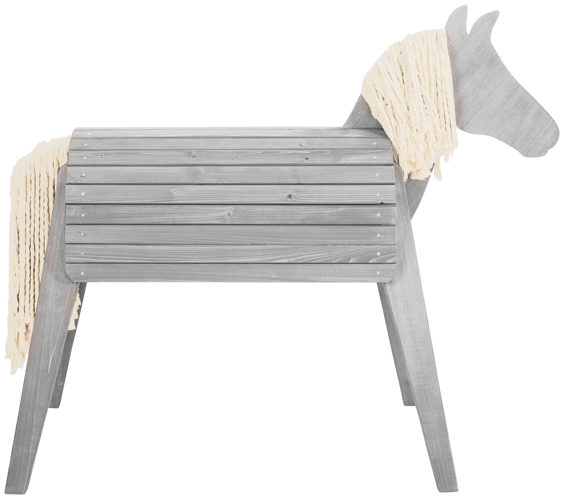 roba® Holzpferd »Spielpferd«, Gartenpferd, HxBxT: 123 x 65 x 153 cm, Sitzhöhe: 89 cm