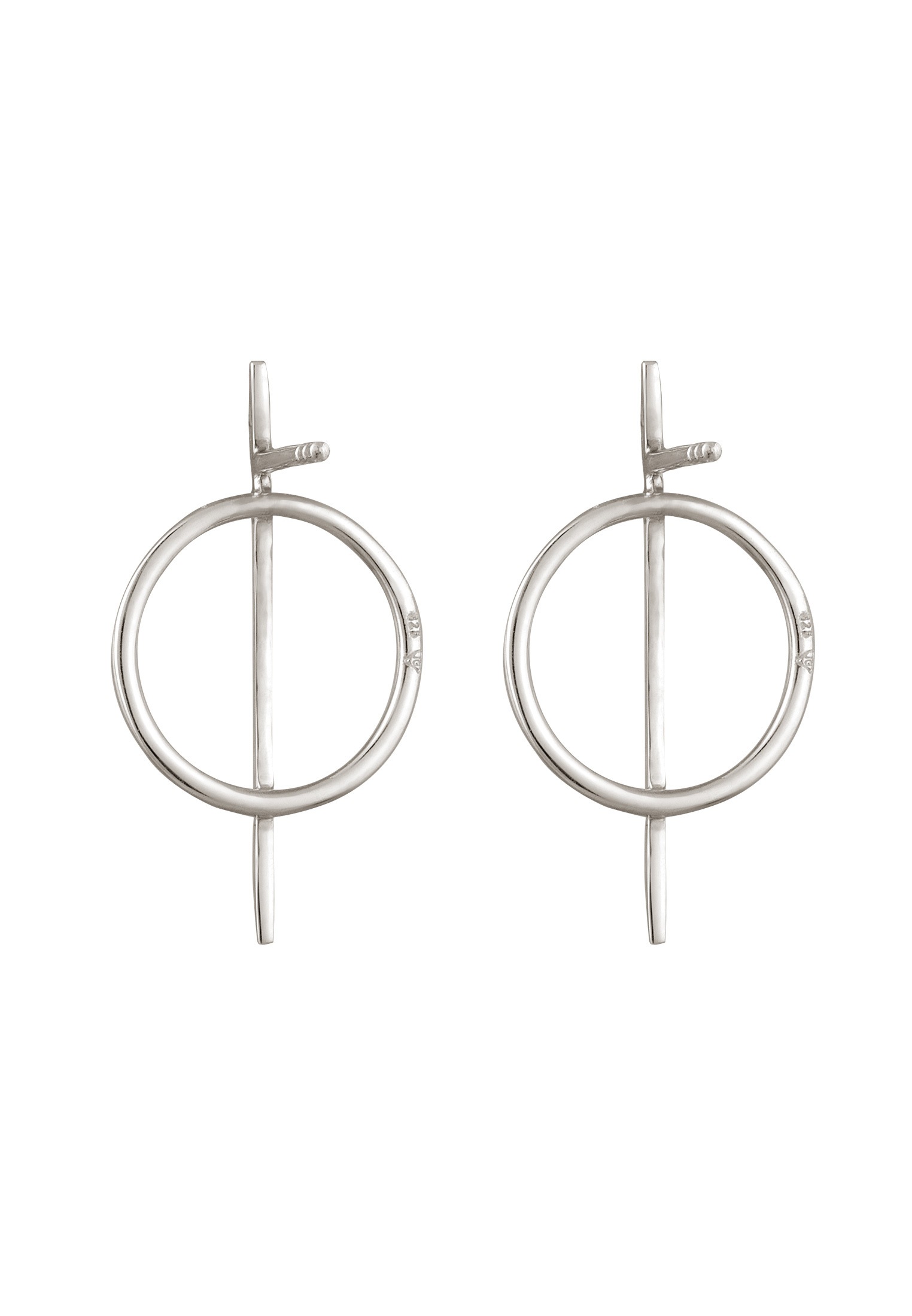 Kuzzoi Paar Ohrstecker »Ohrringe Ohrstecker Kreis 925 Sterling Silber«