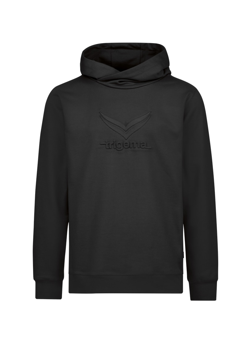 Trigema Kapuzensweatshirt »TRIGEMA Kapuzenpullover mit großem 3D-Motiv«