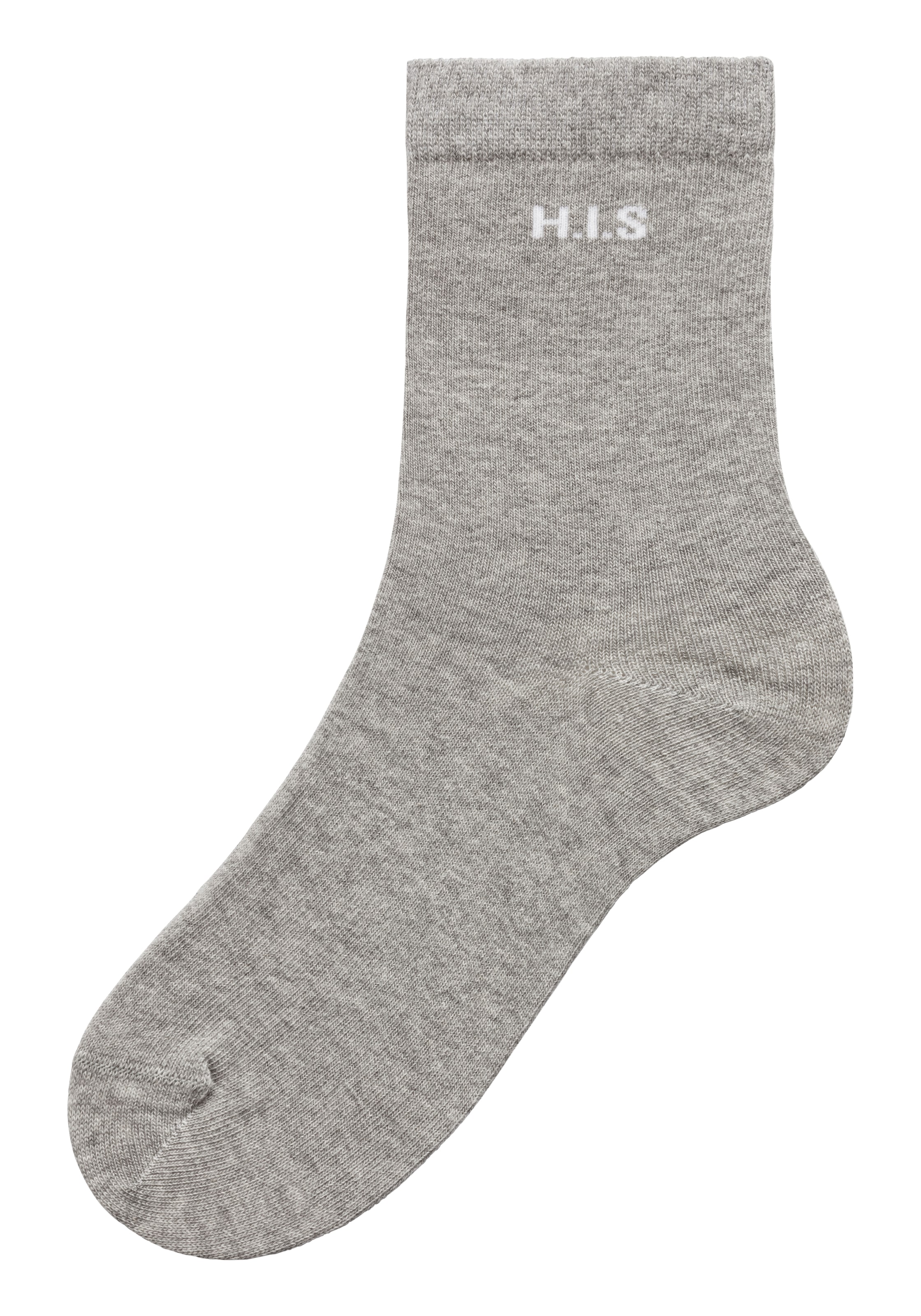 H.I.S Socken, (Packung, 16 Paar), mit eingestricktem Markenlogo