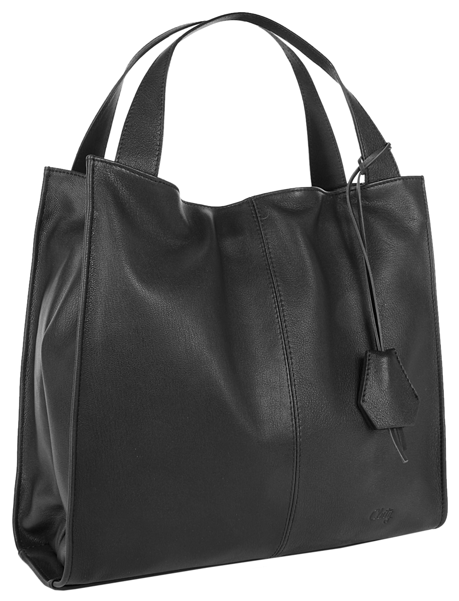 Cluty Shopper, echt Leder, Made in Italy