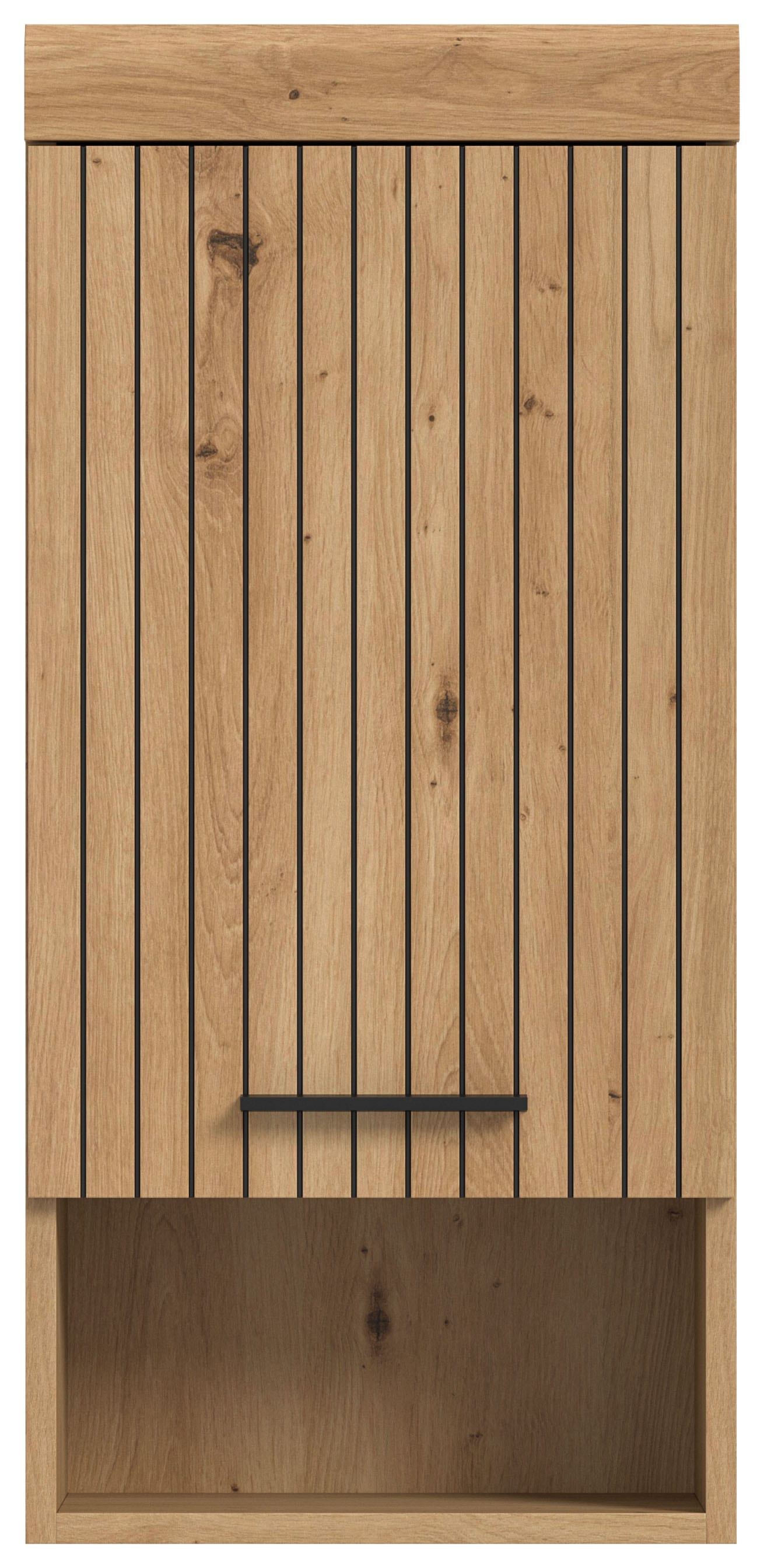 welltime Hängeschrank »SIENA, Breite 37cm, 1 Tür, 1 offenes Fächer, 1 Einlegeboden, MDF-Front« TOPSELLER!, 1 Stk. tlg. in verschiedenen Farben erhältlich, Badmöbel, Badschrank, Schrank, Bad