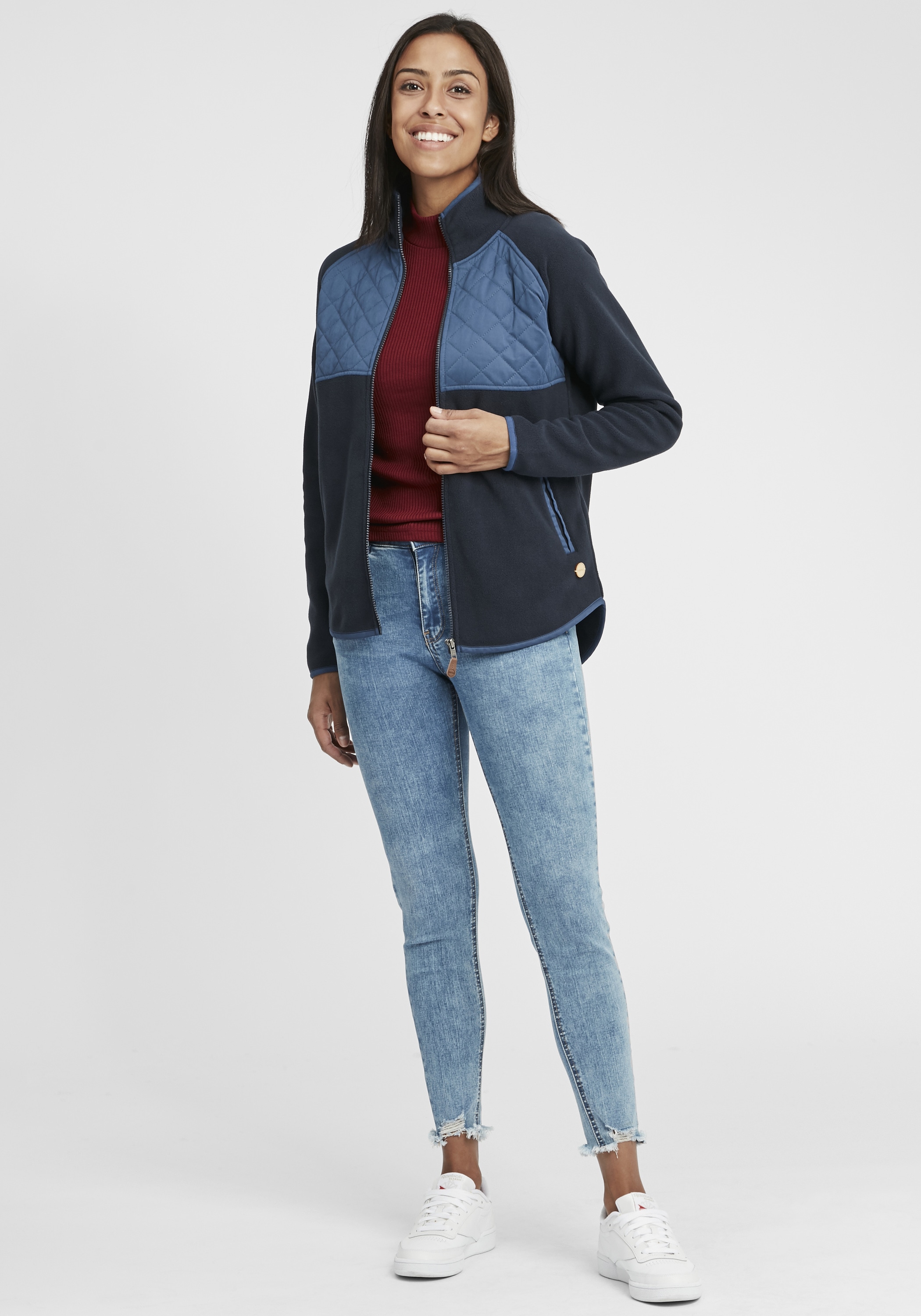 OXMO Kapuzenfleecejacke »Sweatjacke OXMalin«