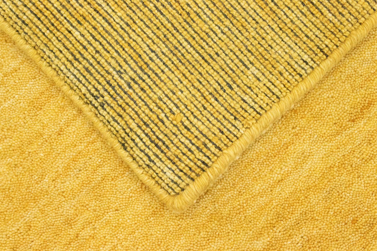 morgenland Wollteppich »Uni - Gabbeh Teppich - Softy«, rechteckig, 1,6 mm Höhe, Gabbeh Optik, Uni Farben, reine Wolle, sehr weicher Flor, Wohnzimmer
