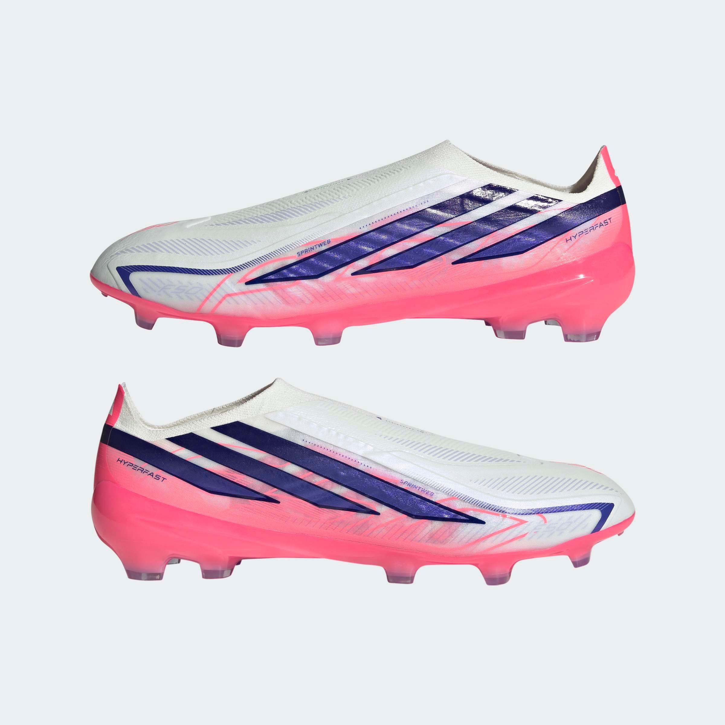adidas Performance Fußballschuh »F50 HYPERFAST PRO , FESTE BÖDEN, SCHNÜRLOS«  Außensohle für Rasen und feste Böden