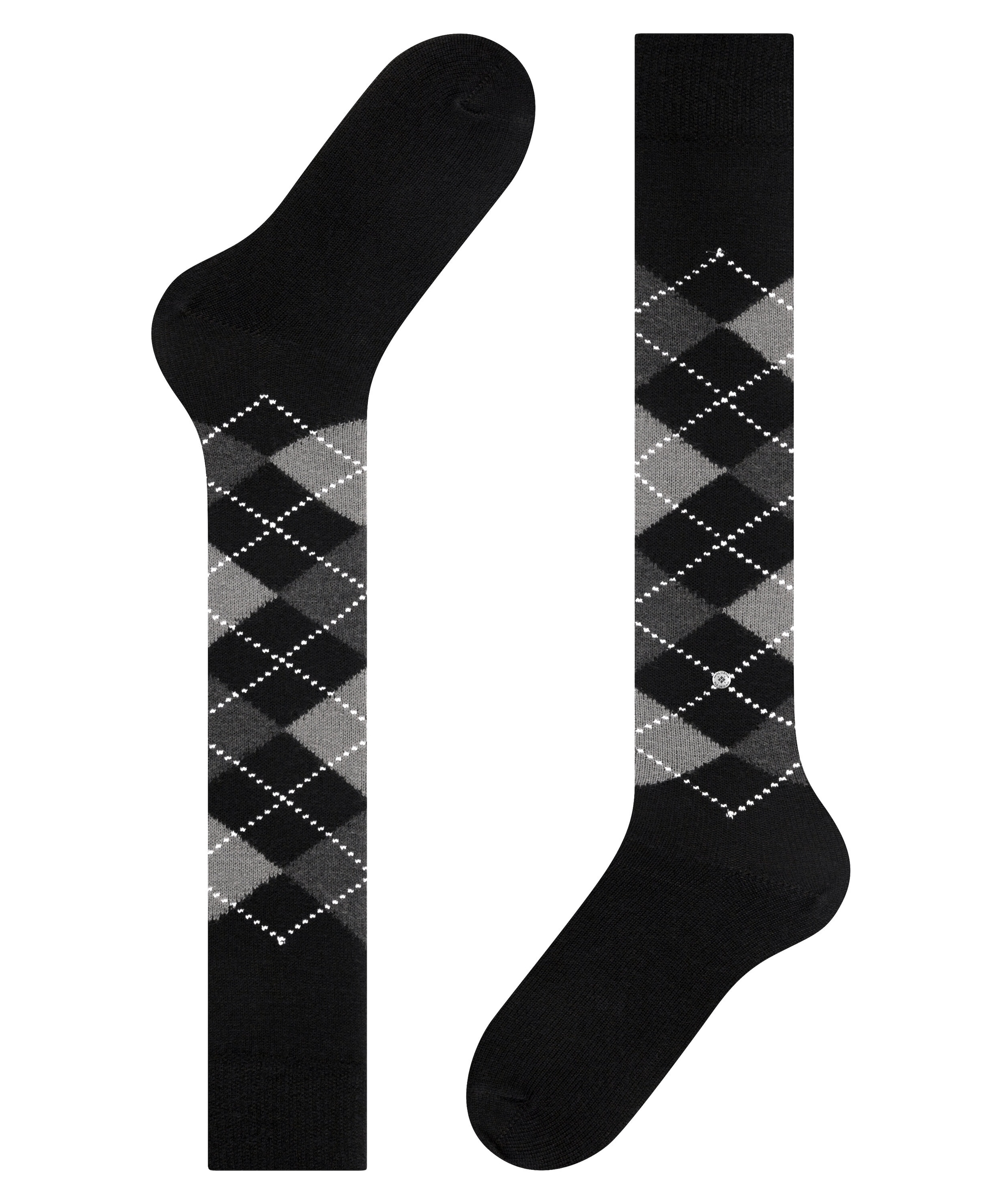 Burlington Kniestrümpfe »Preston« Einheitsgröße 40-46, Argyle-Muster, besonders weich