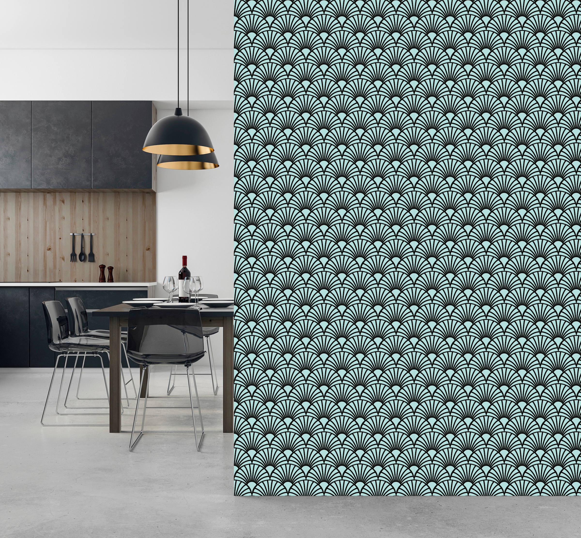 queence Vinyltapete »Hedi« Barock | Kunst | bedruckt glatt 90x250cm, selbstklebend, kinderleichte Anbringung, , Sticker